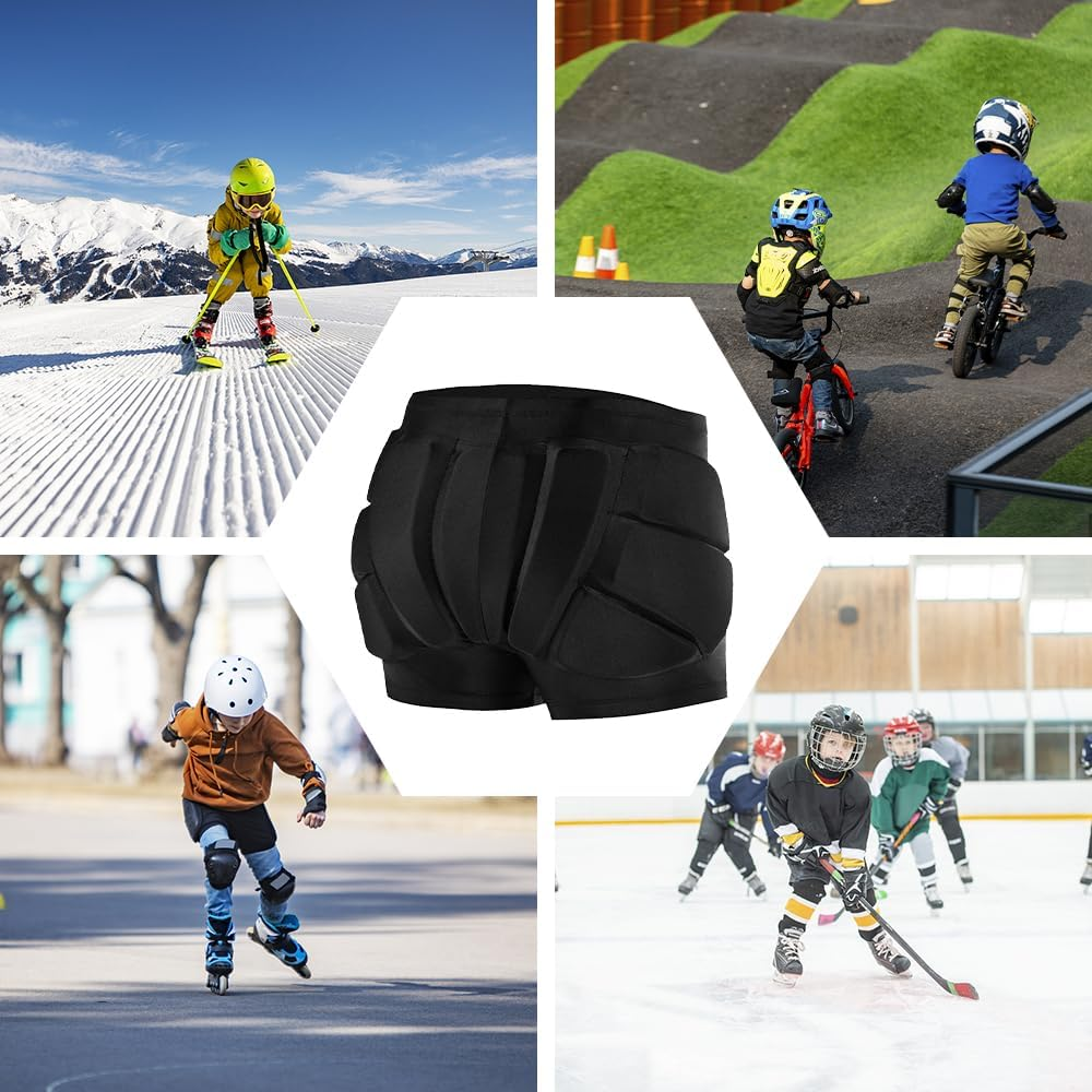 Kids Pads for Roller Skating Accessories 3D Protection for Butt and Tailbone Kids HIPS Protective Pads image number 4