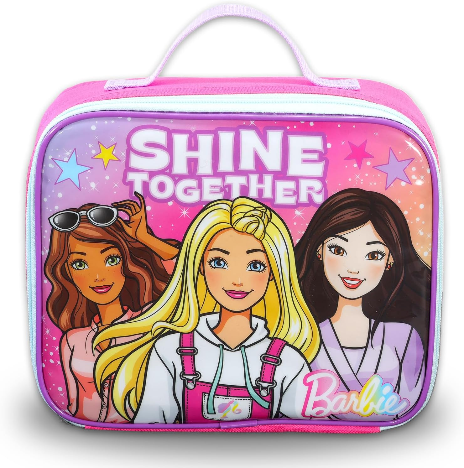 Barbie Backpack and Lunch Bag Set - Bundle with 16" School Bag, Lunch Box, Water Bottle, Stickers, More | Barbie Backpack with Lunchbox for Girls, Kids image number 1