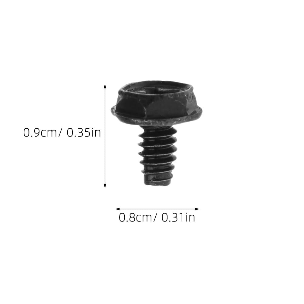 ARTIBETTER Pci Slot Screws for Computer Case Fastening 100 Pcs Metal PSU Replacement Screws with Textured Head for Easy Grip and Quick Installation image number 5