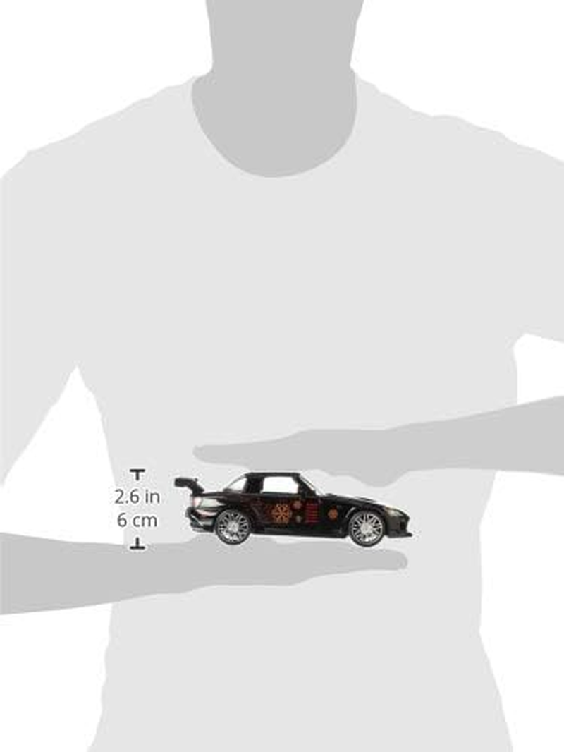 Jada 1:24 Fandf Johnny'S Honda S2000 Movie, Black, 1: 24 Scale