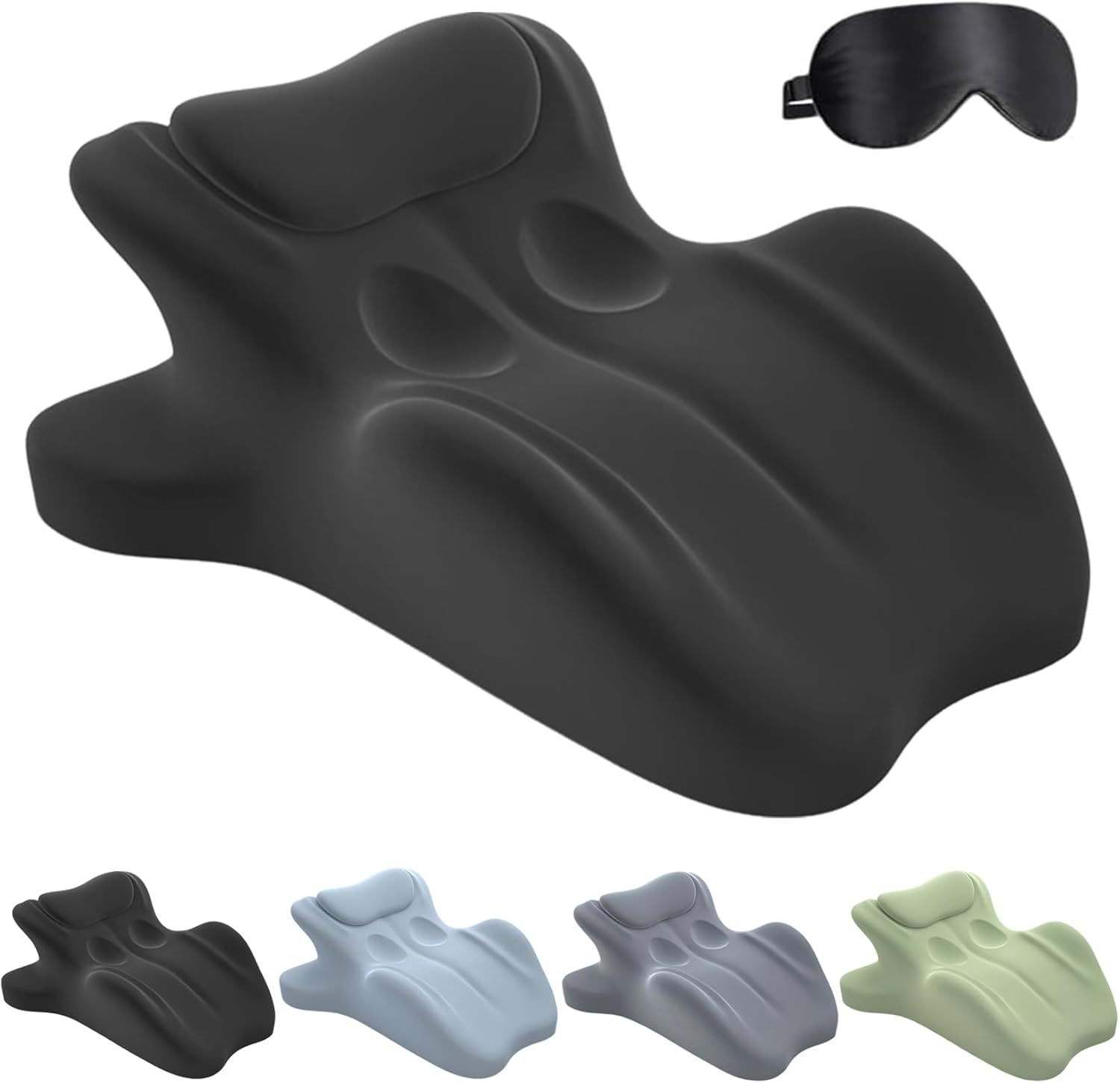 Chiro Monk Couple Pillow, Chiromonk Couples Pillows for Intimacy, Sweet Spot Pillow, 27&deg; Angle Perfect Position, Ergonomic Posture Support for Spinal, Multi Position Comfort (Gray)