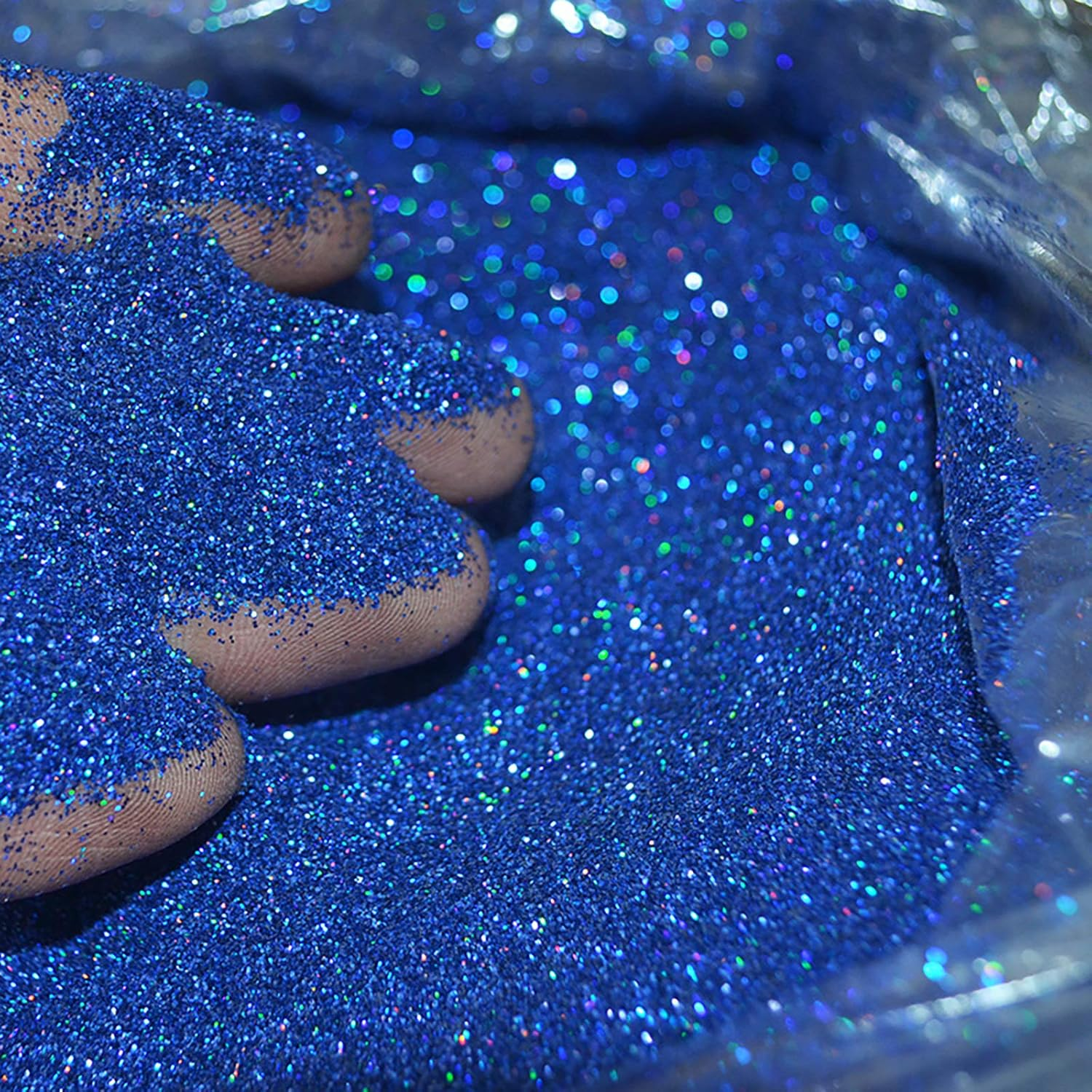 1 Pack Nail Art Eye Shadow Paint Epoxy Resin Pigment Nail Powders Natural Mica Mineral Mica image number 1