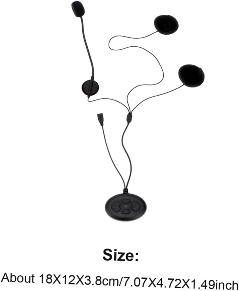 DOITOOL Motorcycle Helmet Headset Wireless Earphone Riding Headset for Motorbike Use image number 1