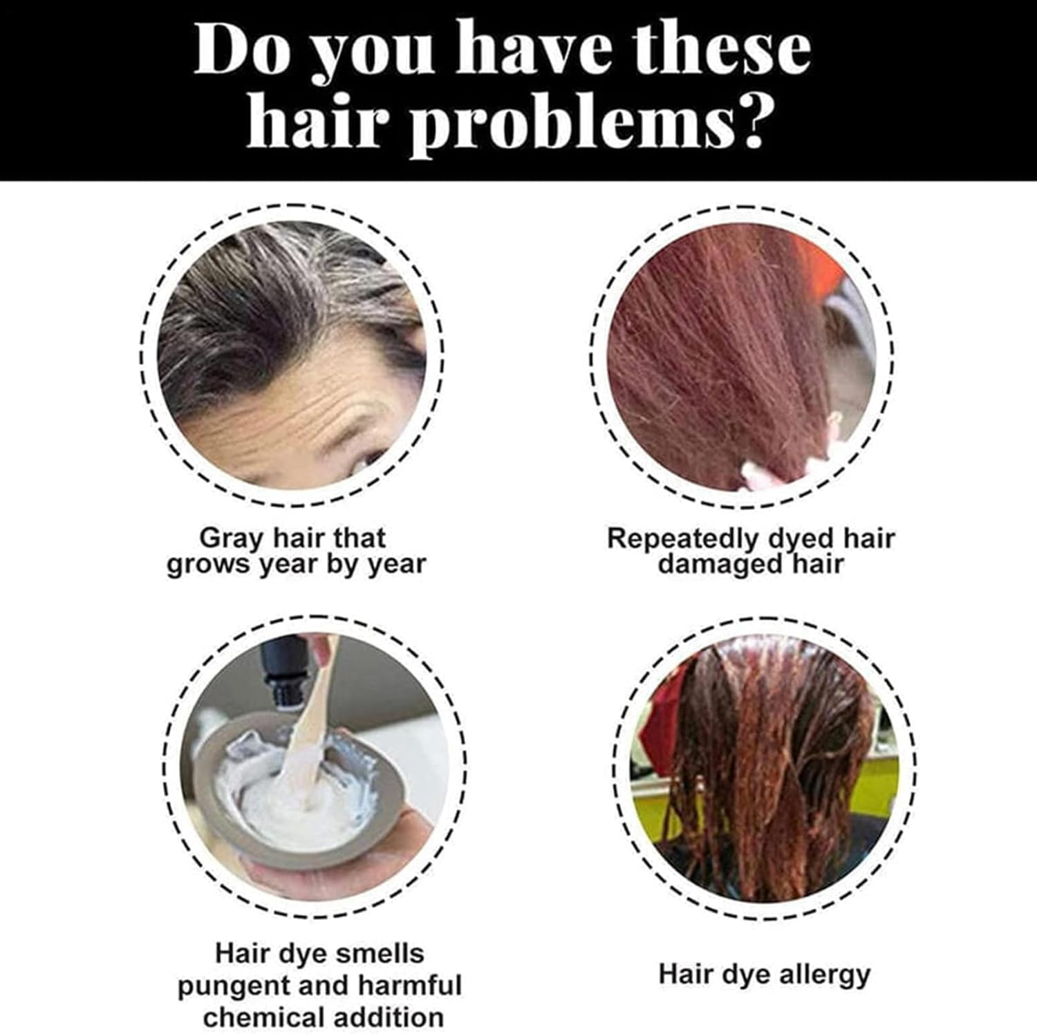 Bubble Plant Hair Dye Shampoo, Plant Hair Dye Shampoo, Instant Natural Vegetable Hair Colour, Foam Plant Extract, Natural and Easy to Use at Home or Outdoors - Brown Black image number 5