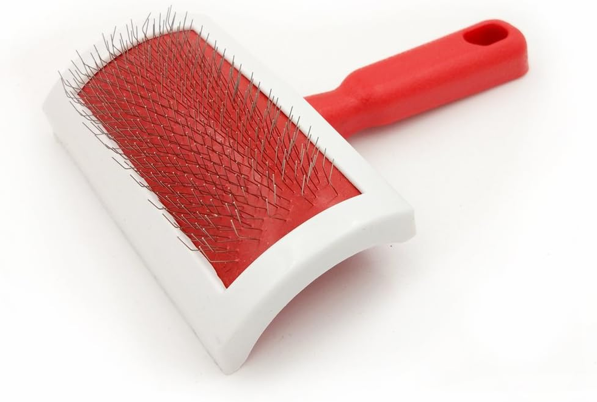 (Brush, Red) - Metu Sheepskin Rug Brush image number 4