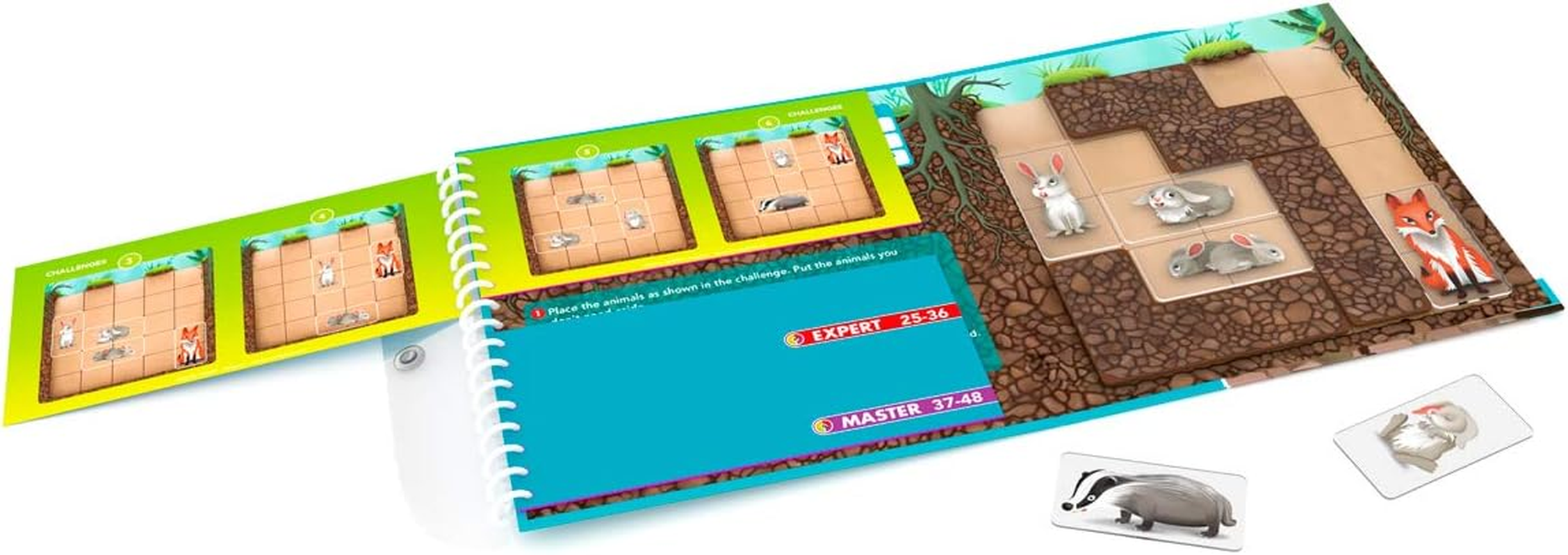 Smart Games down the Rabbit Hole Magnetic Puzzle Game image number 2