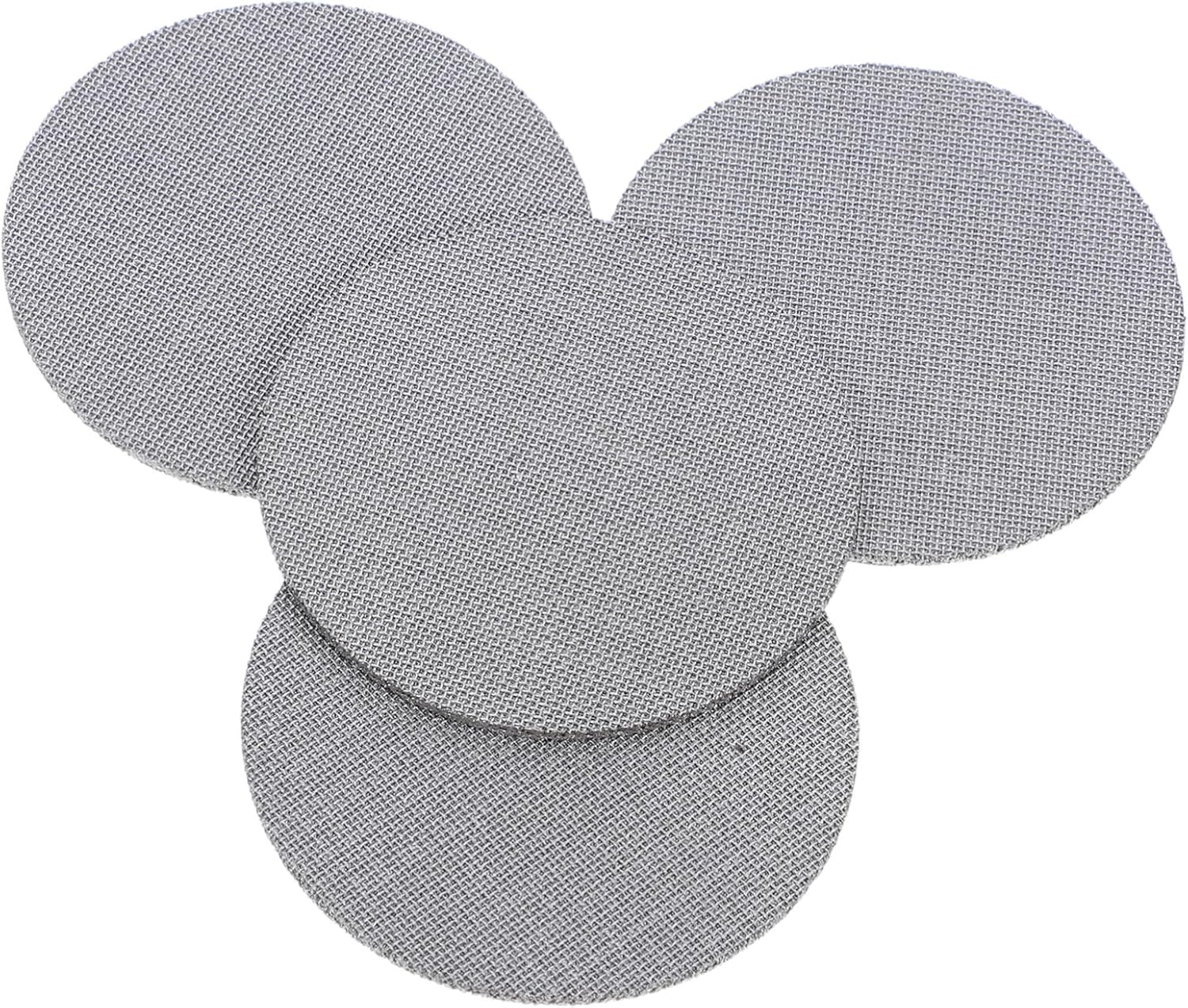 Kisangel 4Pcs Espresso Puck Screen Thick Stainless Steel Coffee Filter Mesh for Portafilter Basket Reusable Coffee Basket with Optimized Water Flow Design for Home Commercial Use image number 4