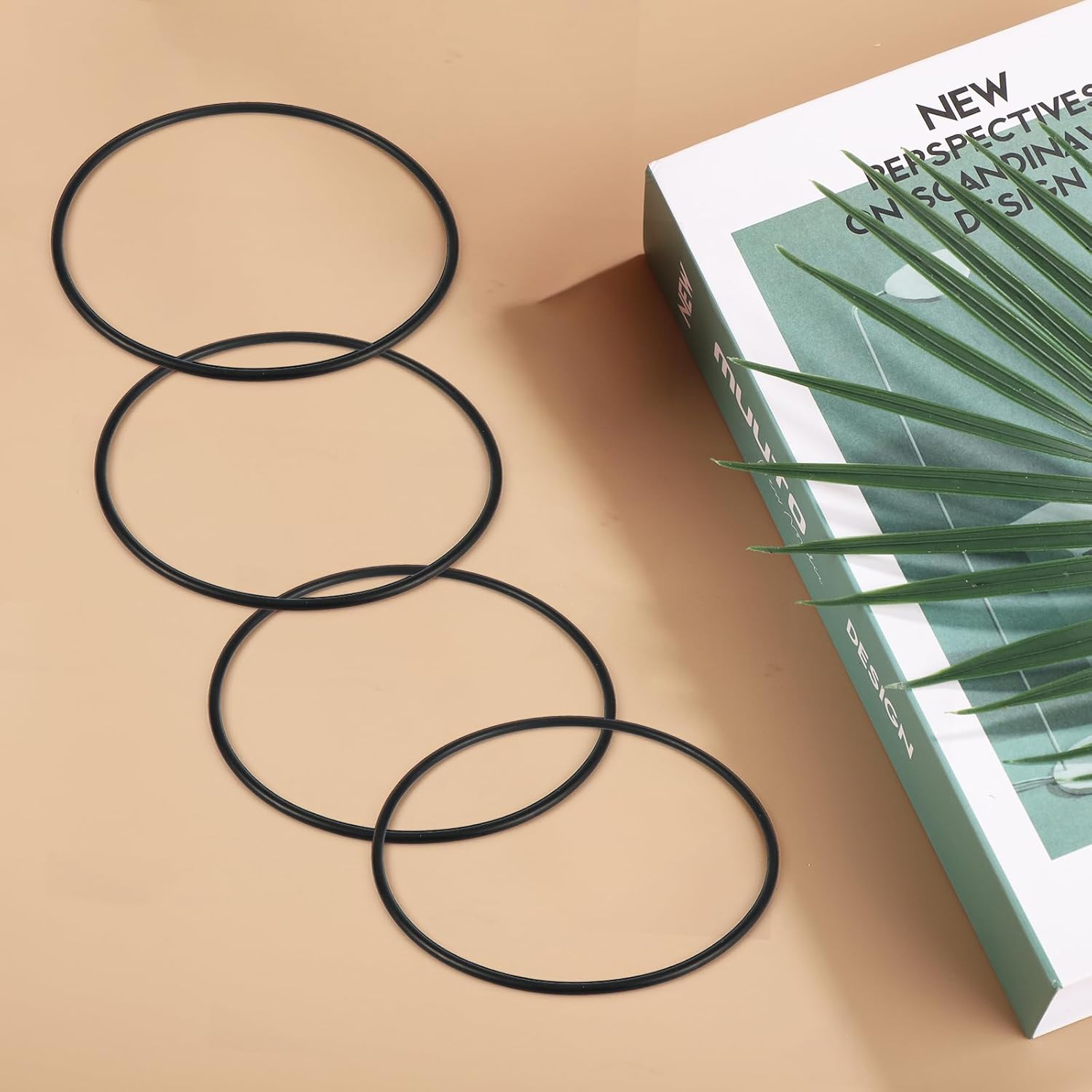 Pool Filter O-Ring 4 Pieces Pool Filter O-Ring Replacement for 154493 for Pentair Pacfab Tagelus Triton C-3 Sand Filters