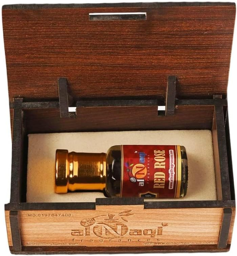 Ethnic Choice Al Naqi RED Rose Attar -6Ml | for Men and Women | Pack of 1 | Original & 24 Hours Long Lasting Fragrance | Most Wanted Arabian Aroma | (Unisex) | image number 1