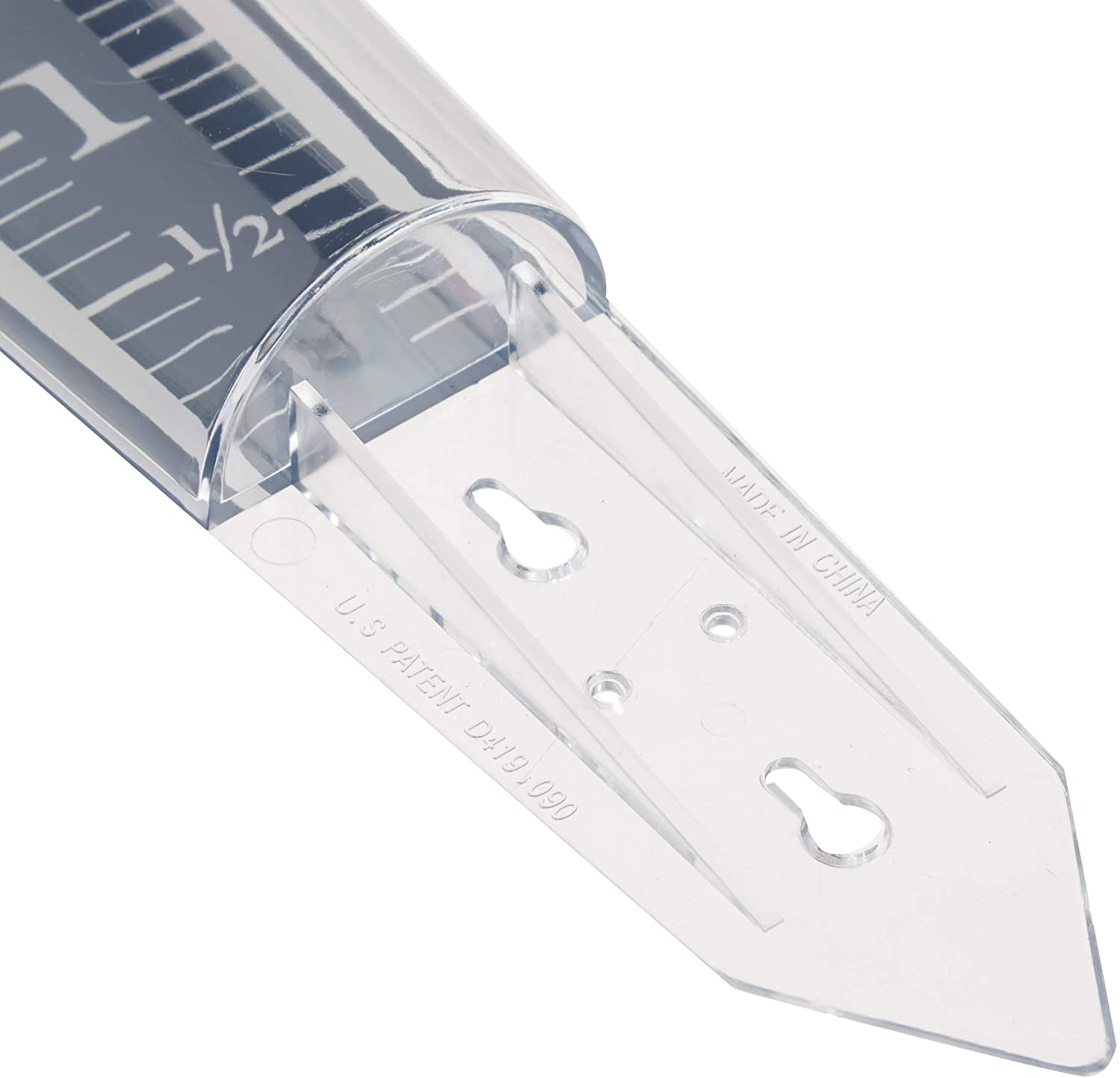 Acurite 5" Capacity Easy-To-Read Magnifying Acrylic, Blue (00850A3) Rain Gauge image number 2