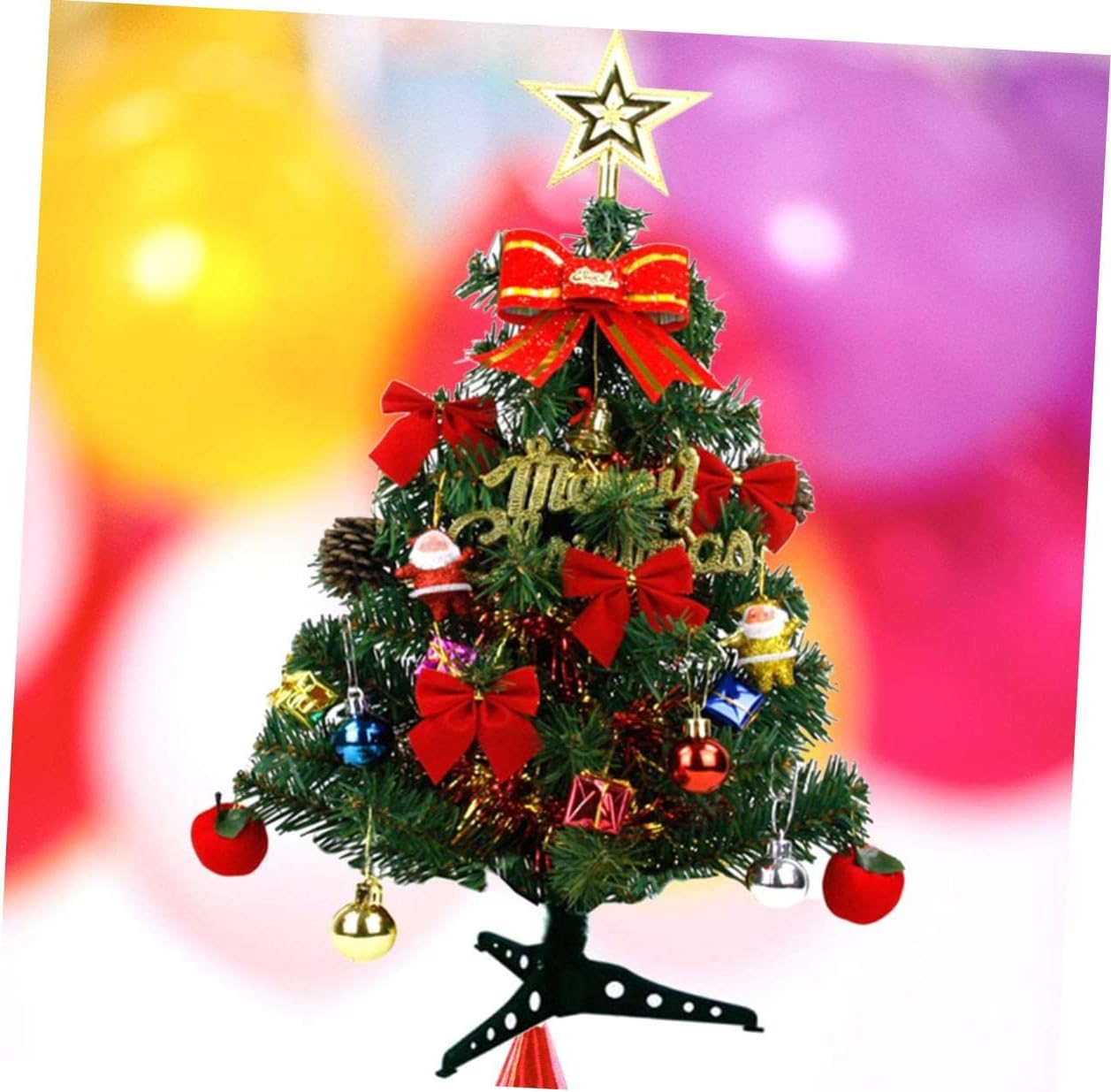 Christmas Tree Tabletop Christmas Decoration Ornaments for Home and Holiday Parties Desktop Festive Decor for Family Gatherings and Celebrations image number 6
