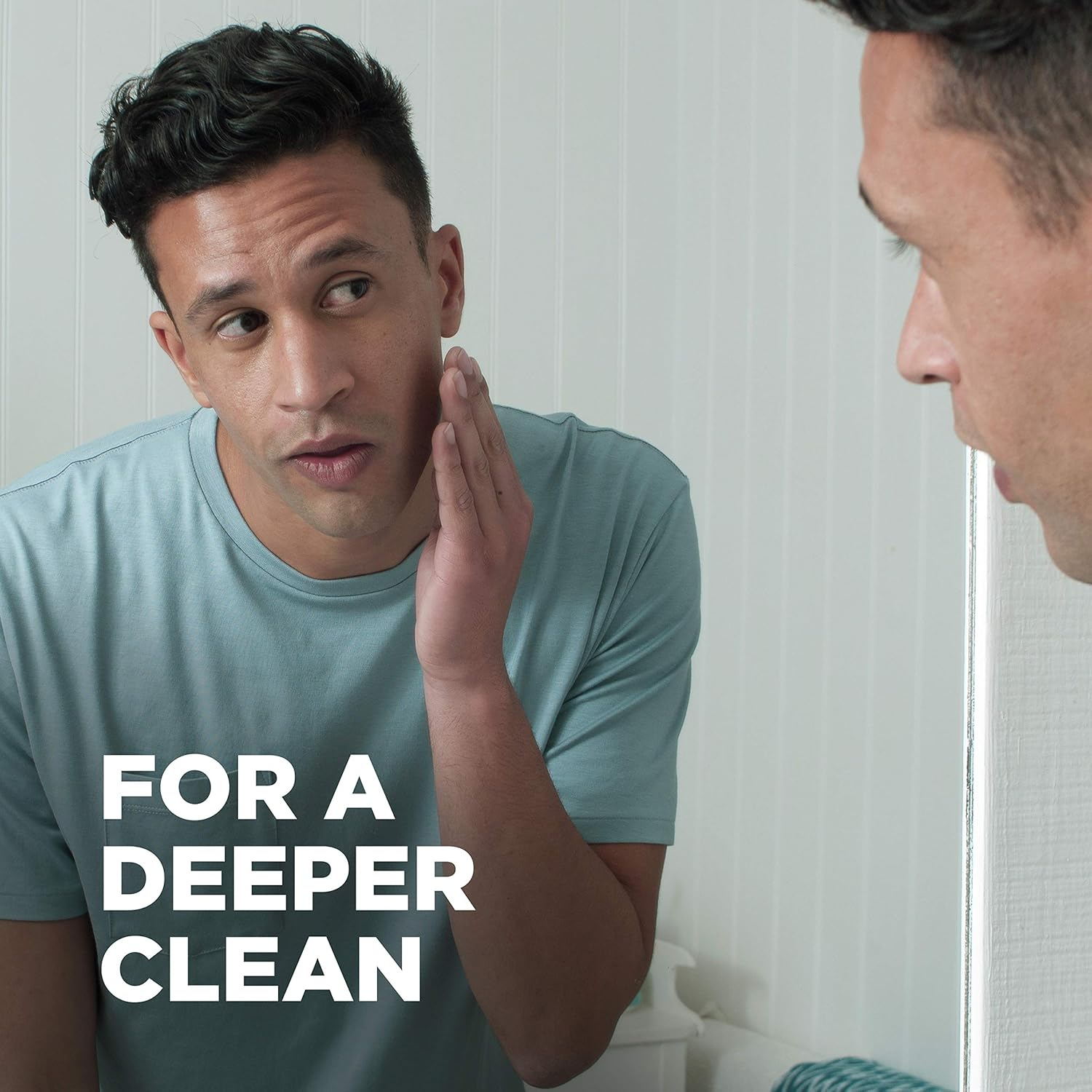 Dove Men+Care Shower Tool for Stronger, Healthy-Feeling Skin Active Clean Scrubs and Exfoliates for a Deeper Clean with Body Wash 1 Count image number 2