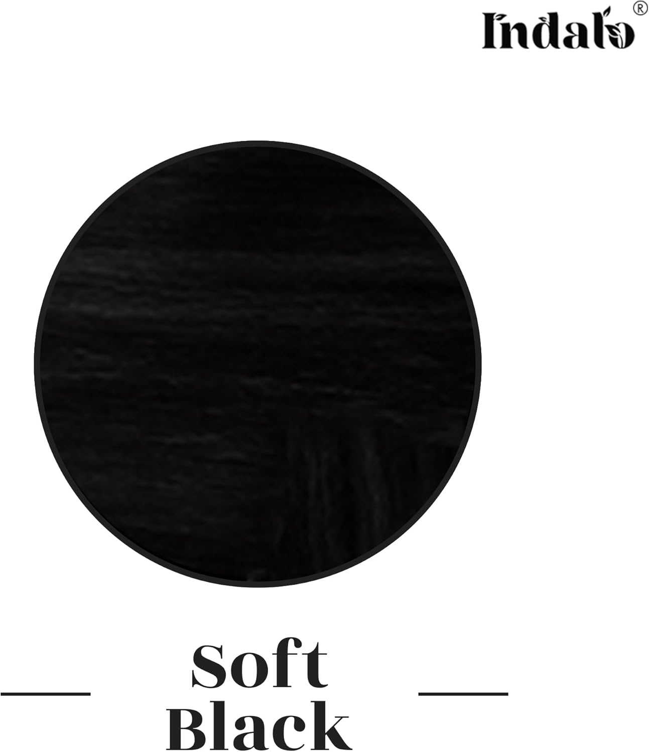 Indalo Natural Hair Color Soft Black | No Ammonia, No Paraben, No PPD, Soft Black Hair Color | Suitable for Men & Women (100G) image number 3