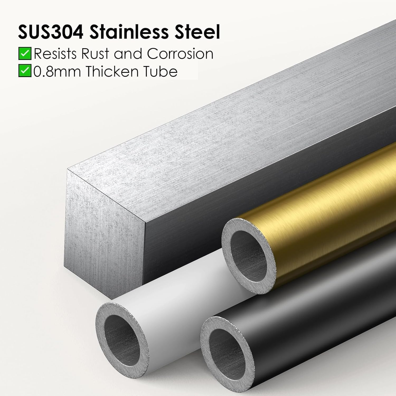 FORIOUS Towel Rail, Wall Towel Rack Mounted Stainless Steel, Hand Towel Holder 20 Inch for Bathroom, Includes Wall Mounting Hardware, Brushed Nickel image number 6