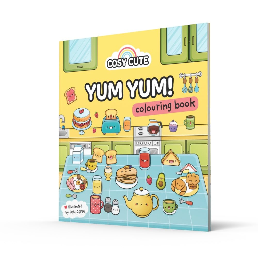 Cosy Cute Yum Yum Colouring Book: a Deliciously Cozy Coloring Book for Tweens, Teens and Adults to Relax With! for Fans of Coco Wyo and Tiktok Colouring image number 6