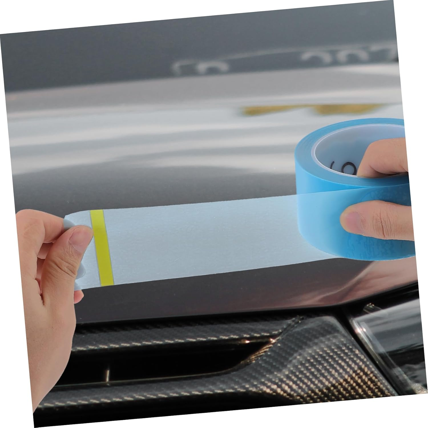 5Rolls Automotive Paint Masking Tape Thin for Car Curves and Precision Painting Lines for Artists and DIY Projects image number 1