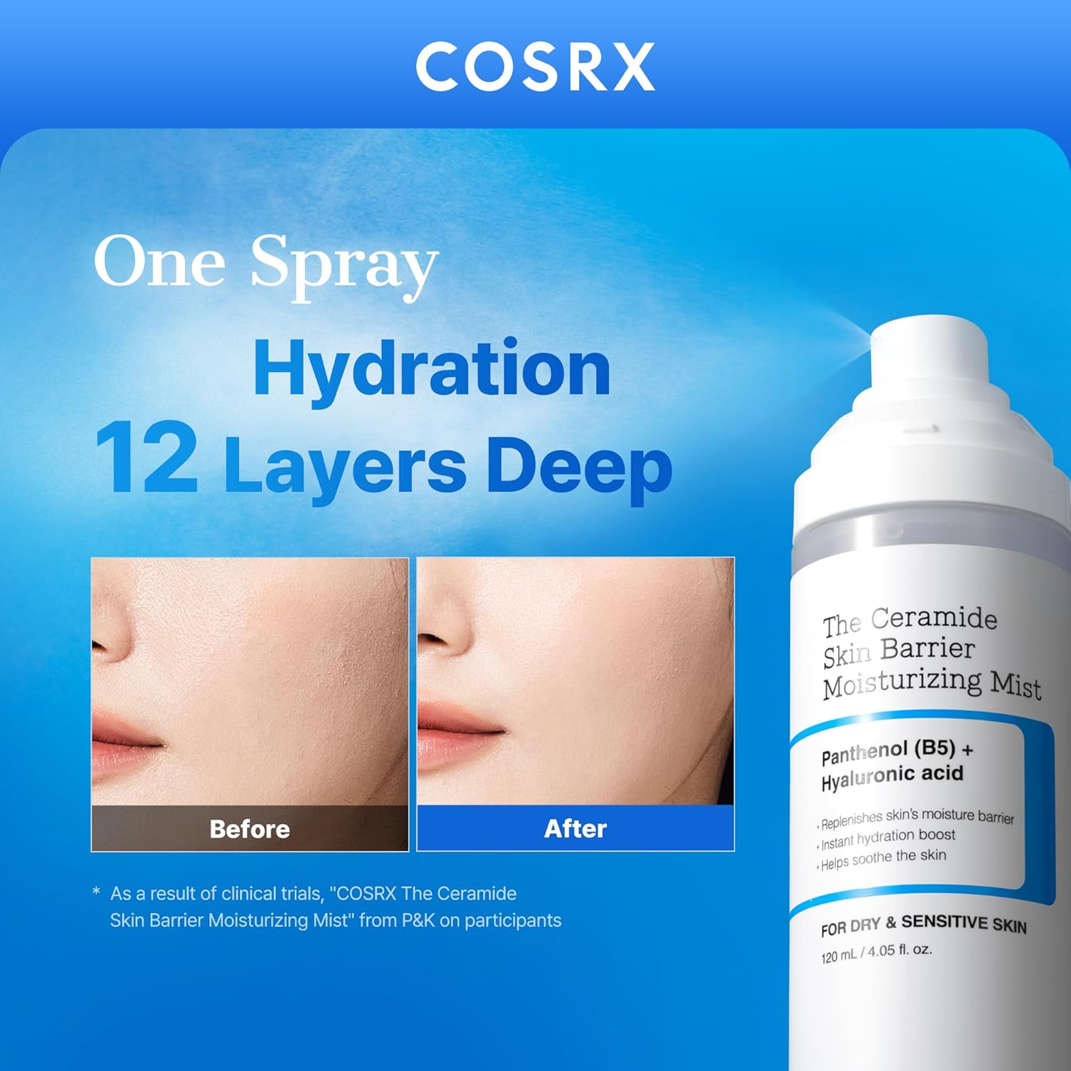 COSRX - the Skin Barrier Moisturizing Mist 120Ml image number 6