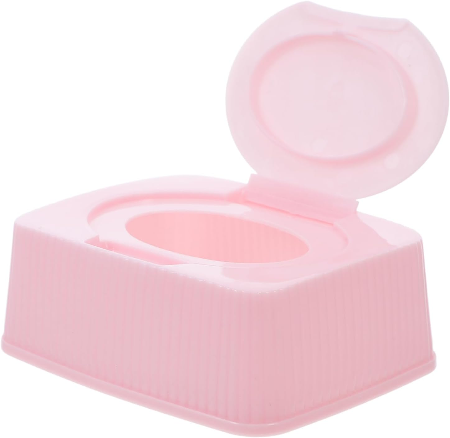 Wet Wipes Storage Box Pink Dustproof Dispenser for Nursery Bathroom Travel Wipes Dispenser Container image number 6