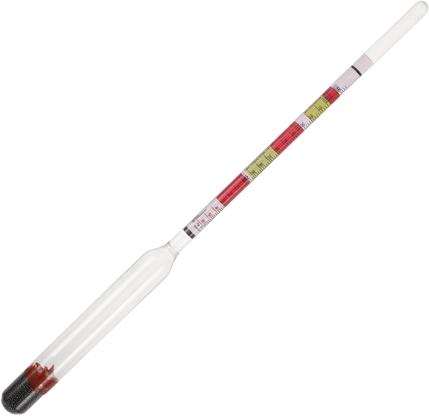 Healvian Wine Hydrometer for Brewing Precision Beer and Wine Making Tool Gravity Meter for Accurate Measurement of Sugar Content Wine and Beer image number 4