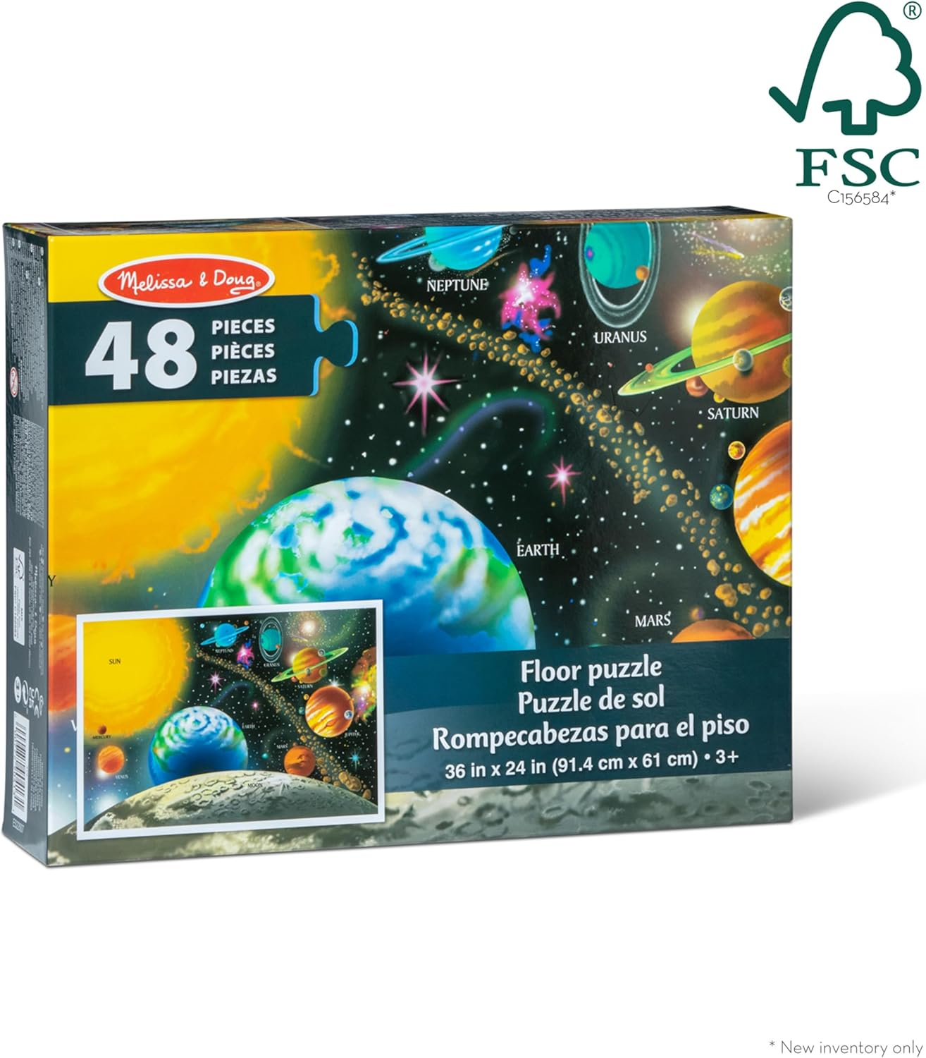 Melissa and Doug - Solar System Floor Puzzle - 48 Pieces image number 6