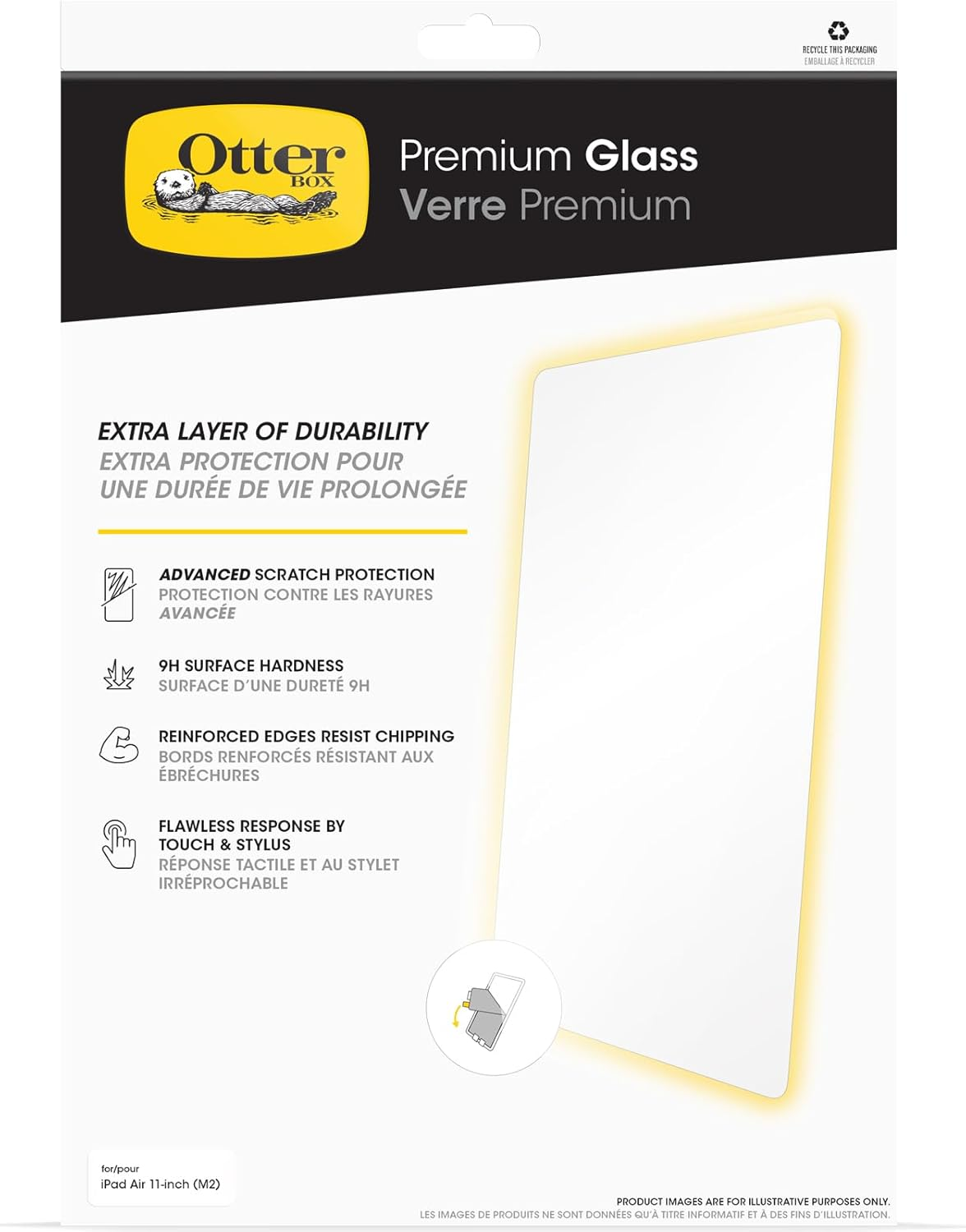 Otterbox Premium Glass Screen Protector for Ipad Air 11-Inch (M2) image number 2