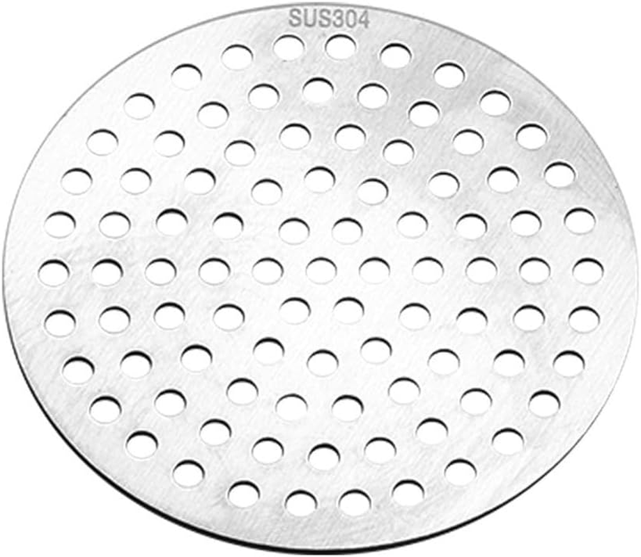 Shower Drain Hair Catcher Stainless Steel Shower Drain Strainer Drain Filter Cover Rustproof Bathroom Shower Accessories Silver (8Cm) image number 2