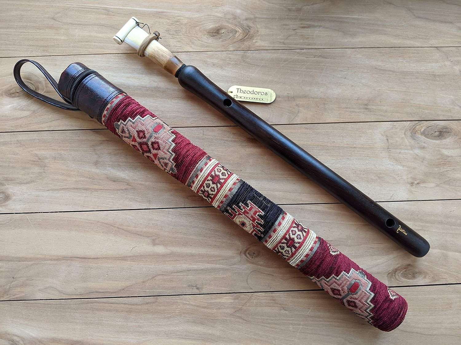 ARMENIAN DUDUK PRO from Apricot Wood, Professional Reed, National Leather Case, Playing Instruction, Armenian Handmade Woodwind Instrument image number 4