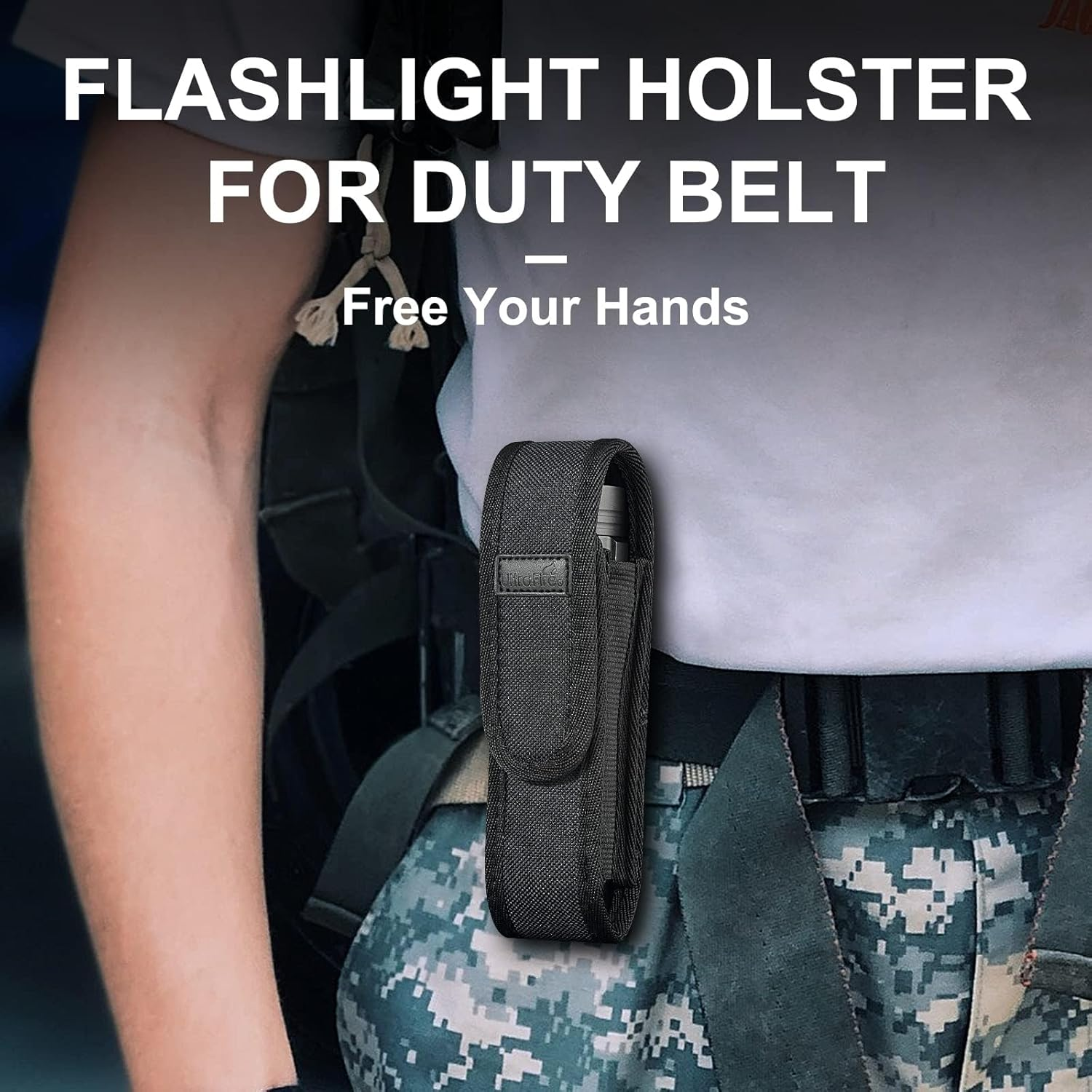 Ultrafire WF-508UV UV Torch 395-405Nm Black Light Zoomable Ultraviolet LED Torch with Holster, 3.7 V 2600 Mah Rechargeable Battery and Charger image number 1