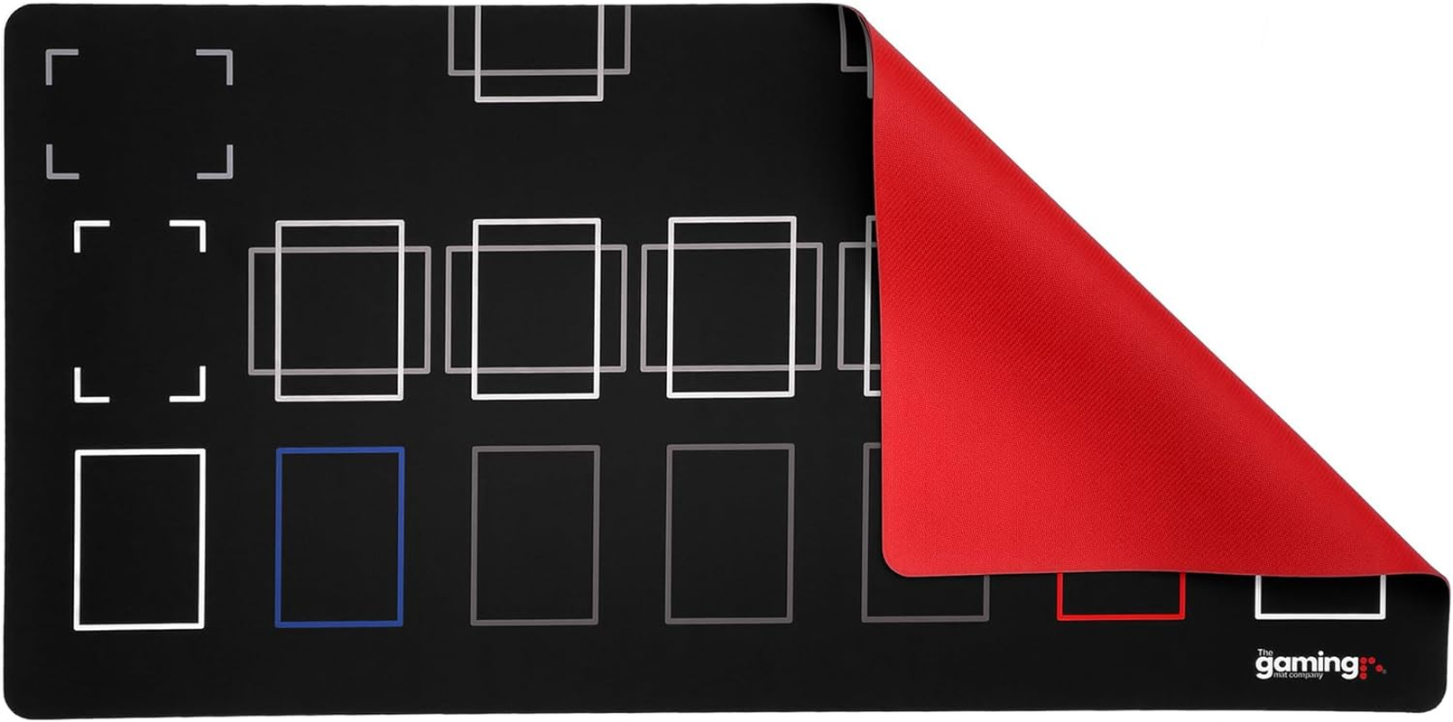 The Gaming Mat Company Single Player Playmat for Yu-Gi-Oh! 28.3" X 14.1" with Deluxe Red Rubber Base - Compatible with Yu-Gi-Oh! TCG Cards - Extra Deck and Banish Zones- Waterproof YGH Card Game Board image number 5
