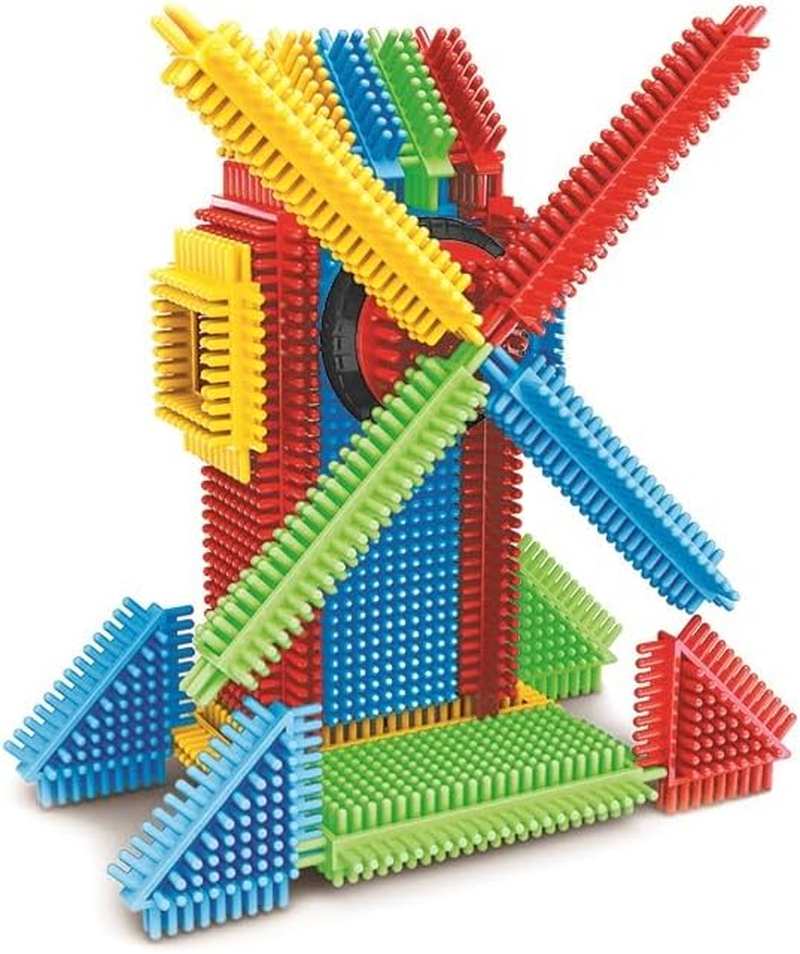 Miniland - Pegy Bricks: Windy Mill - Building Kit for Children with 22 Pieces to Build a Windmill with Rotating Wings, Promotes Creativity and Motor Skills, from 2 Years image number 4