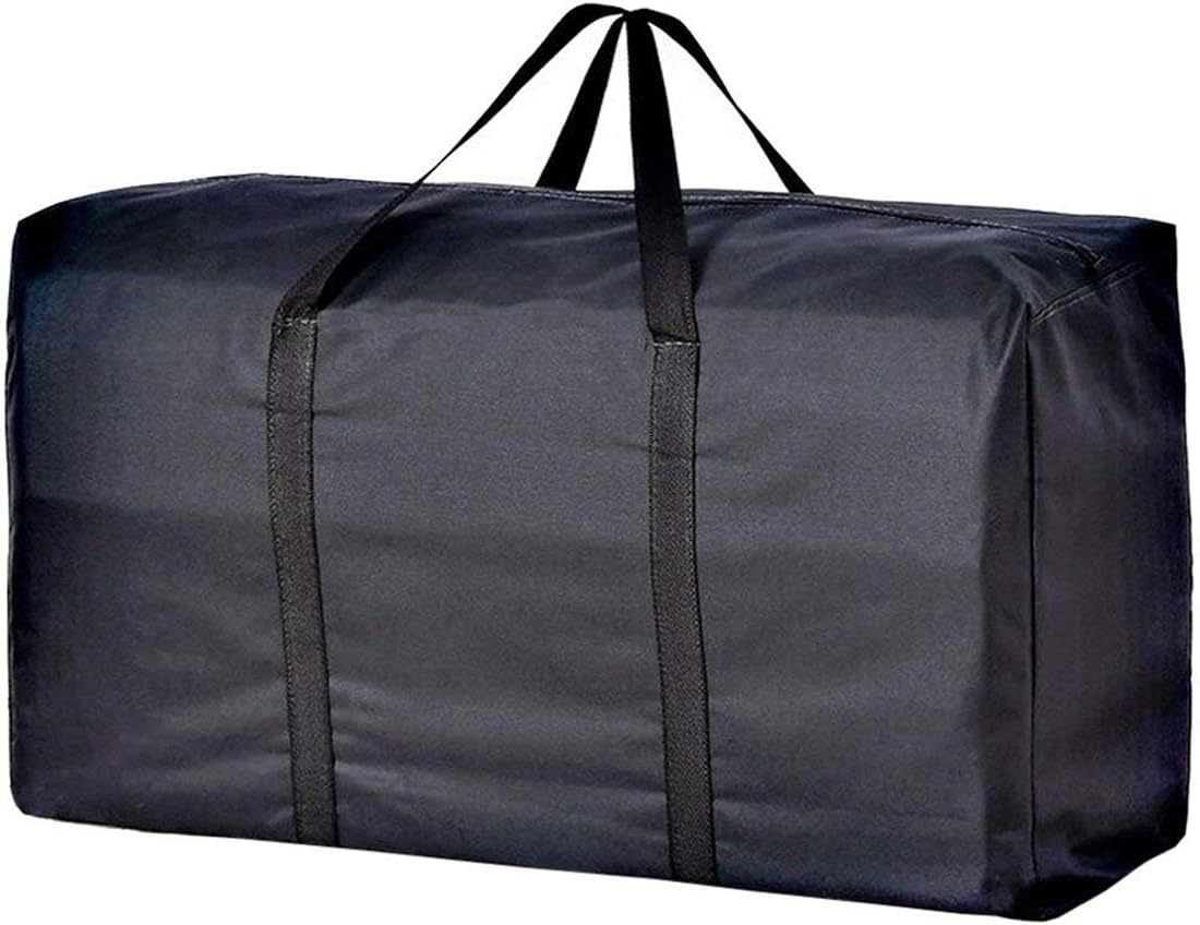 160 Liter Extra Large Storage Bag for Bedding Comforter King Pillows Blankets Clothes Waterproof College Carrying Bag with 2 Handles Zippered Travel Laundry Bag Foldable House Moving Bag Organizer image number 4