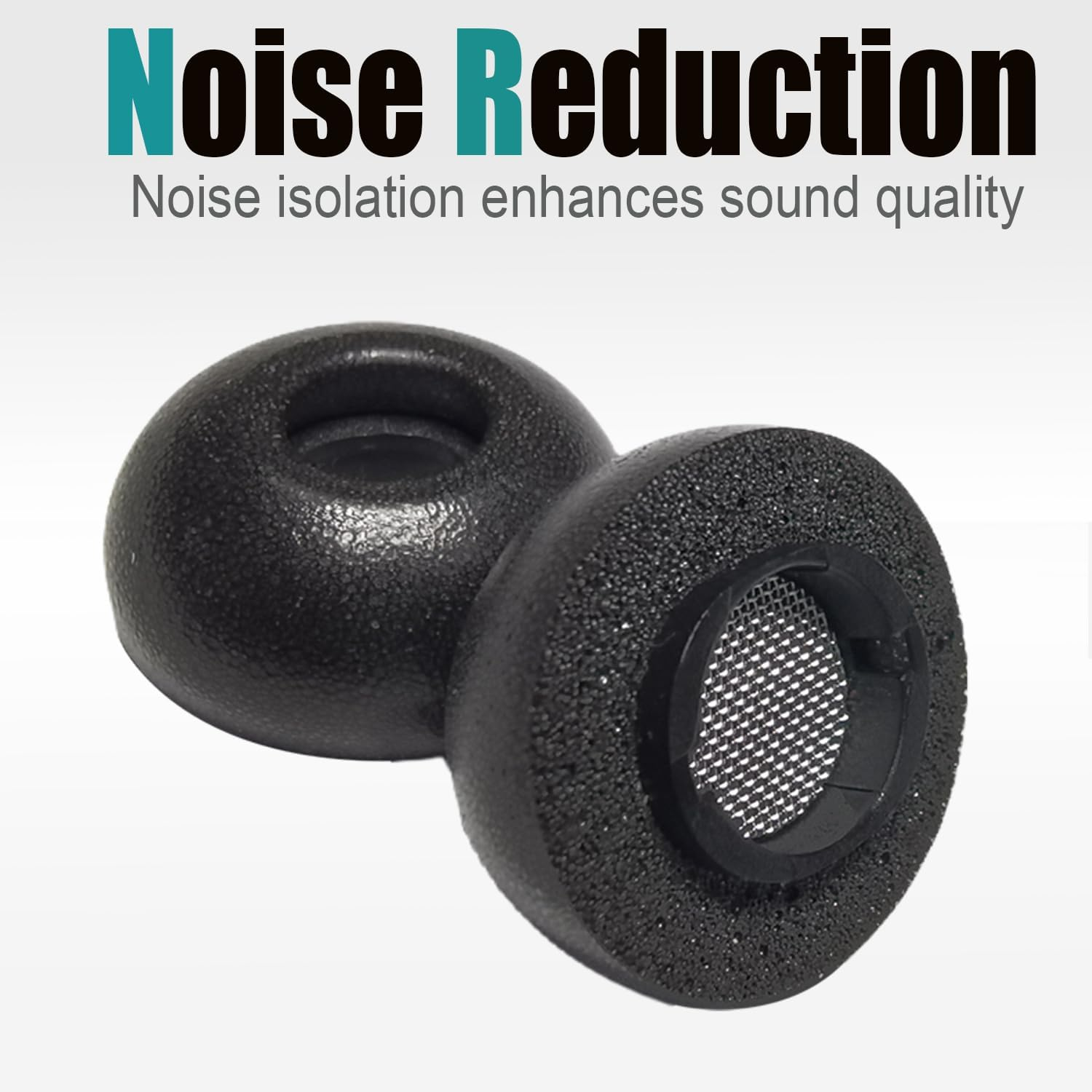 4 Pairs L/M/S/XS Memory Foam Tips for Samsung Galaxy Buds3 Pro Ear Tips Replacement Earbuds Tips for Galaxy Buds 3 Pro Earbud Fit in Case Black - Medium image number 3