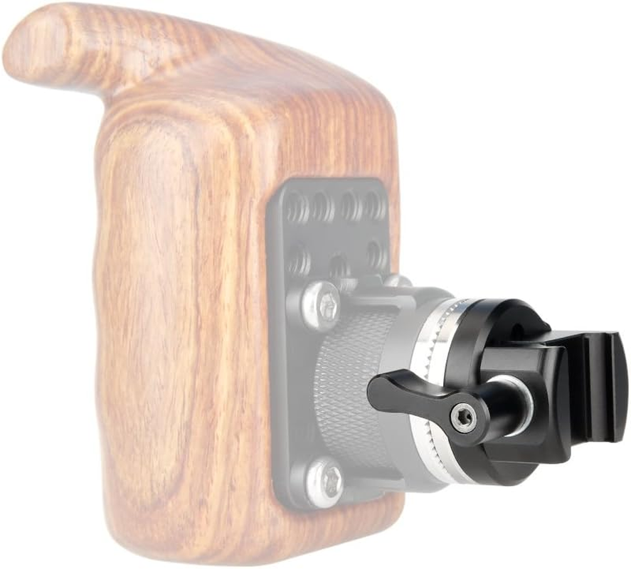 NICEYRIG NATO Clamp to ARRI Standard Rosette Mount Adapter (M6 Thread Diameter 31.8Mm) Applicable LED Video Light EVF Mount Quick Lock and Release image number 4