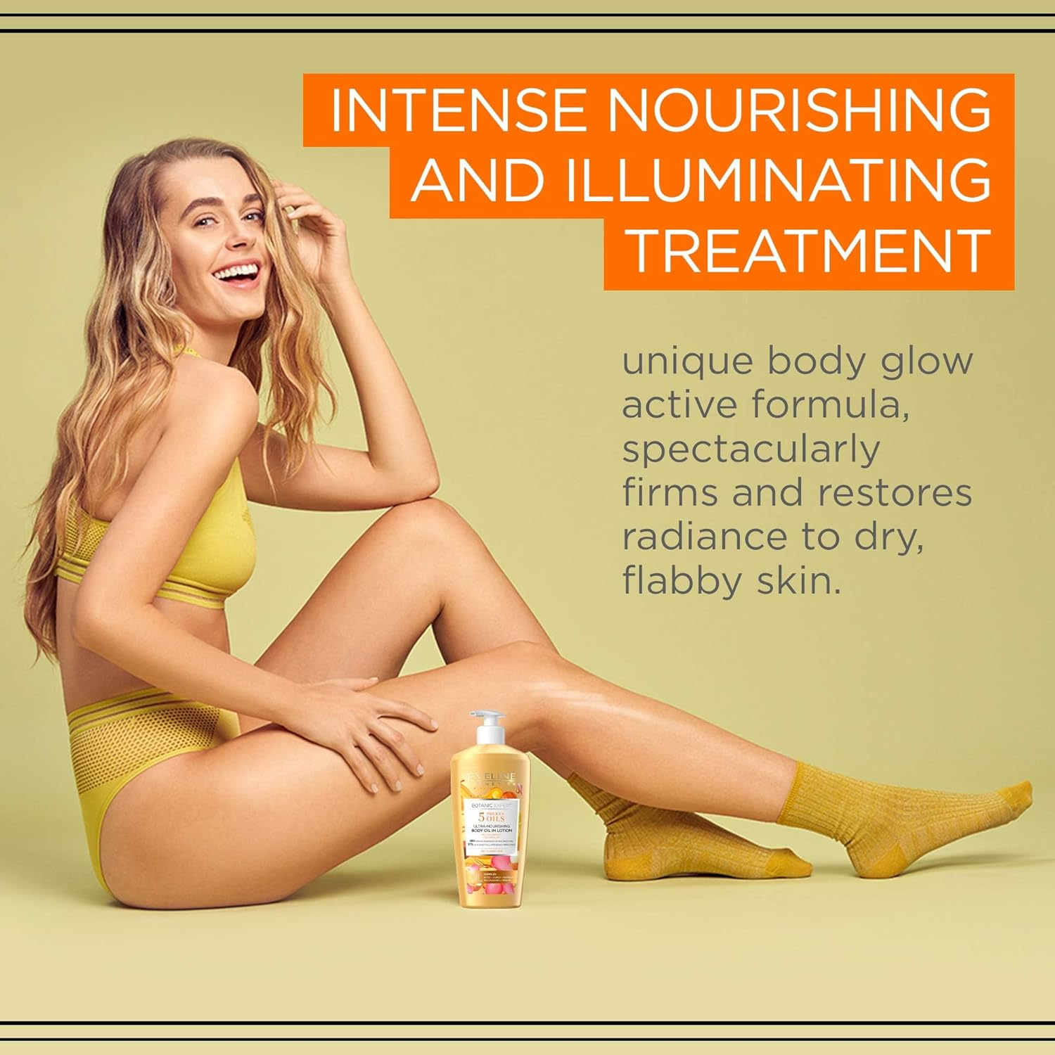 Eveline Cosmetics Botanic Expert Ultra Nourishing Body Balm Oil with Argan, Macadamia, Marula Oils - Deep Hydration & Radiance - 350 Ml image number 3