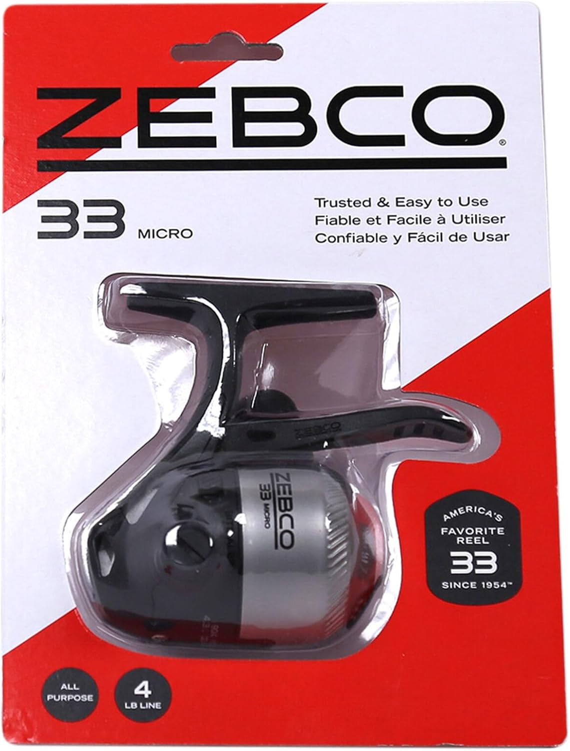 Zebco 33 Spincast Fishing Reel, Changeable Right or Left-Hand Retrieve, Built-In Bite Alert, All-Metal Gears, Pre-Spooled with Zebco Cajun Line image number 3