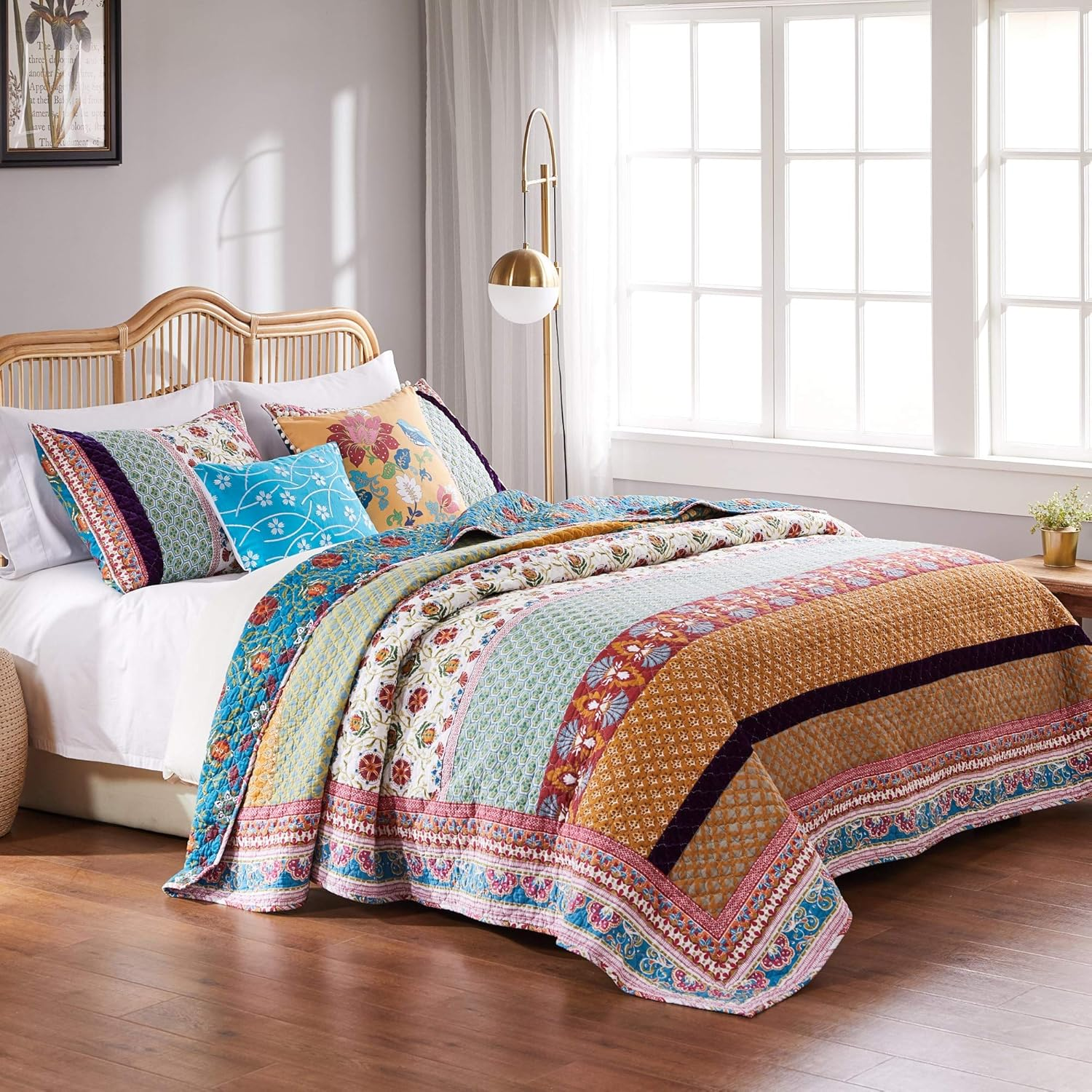 Greenland Home Fashions Thalia Quilt Set image number 4