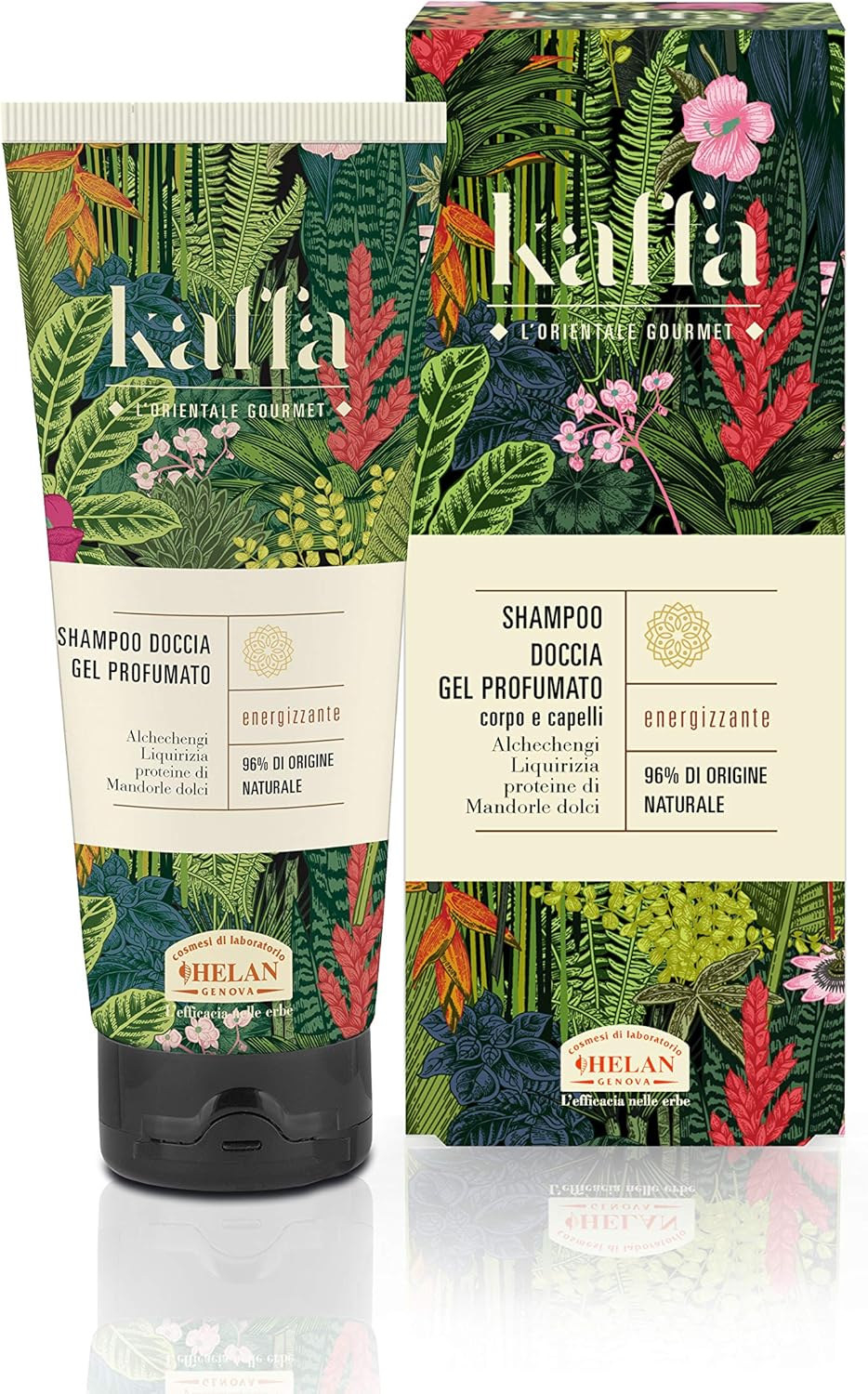 Helan Kaffa Shower Shampoo Energising Scented Gel - 200 Ml image number 1