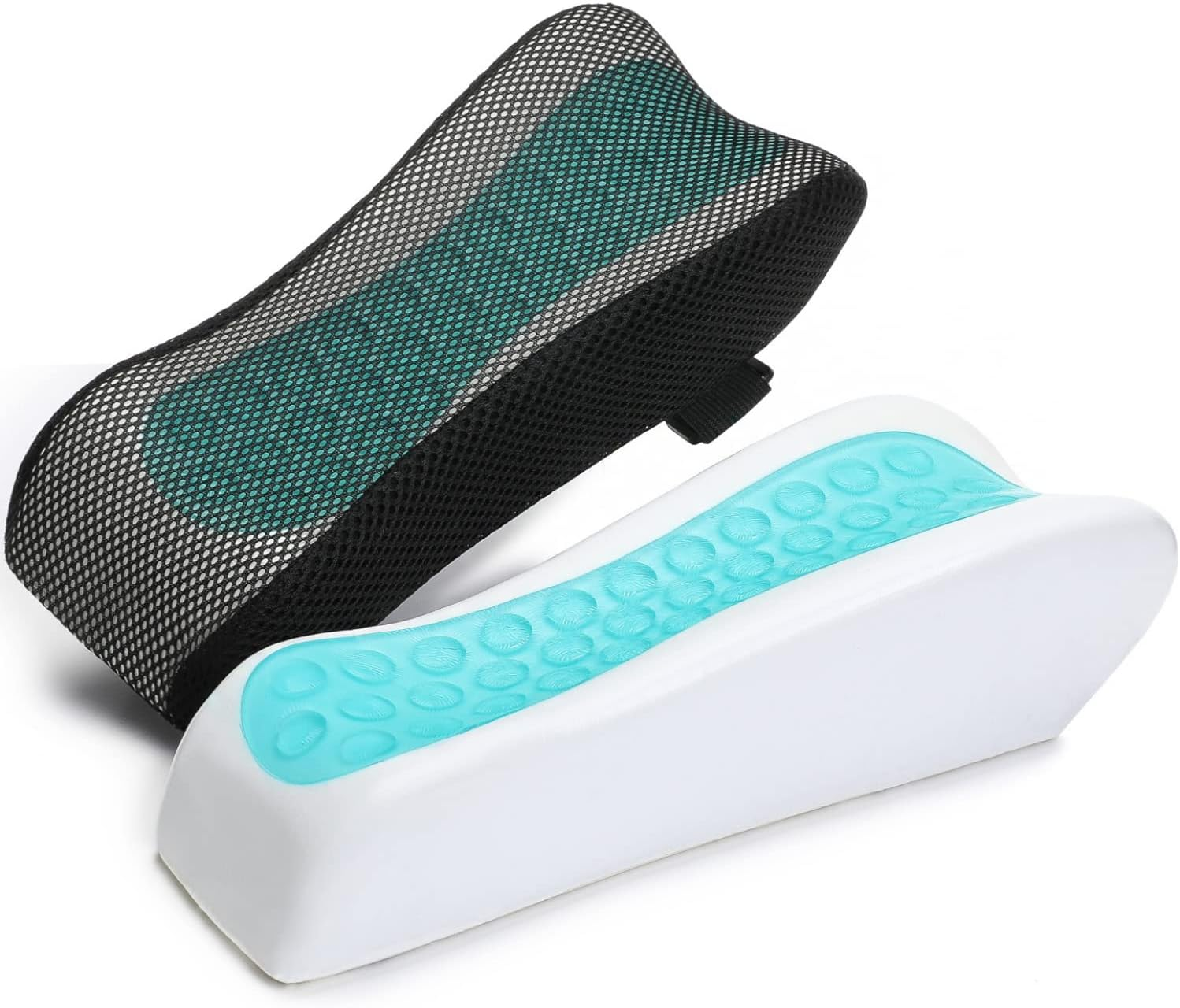 Chair Ergonomic Armrest Pads Elbow Pillow Pressure Relief Office Chair Gaming Chair Armrest with Memory Foam Armrest Pads 2-Piece Set of Chair (Memory Foam)