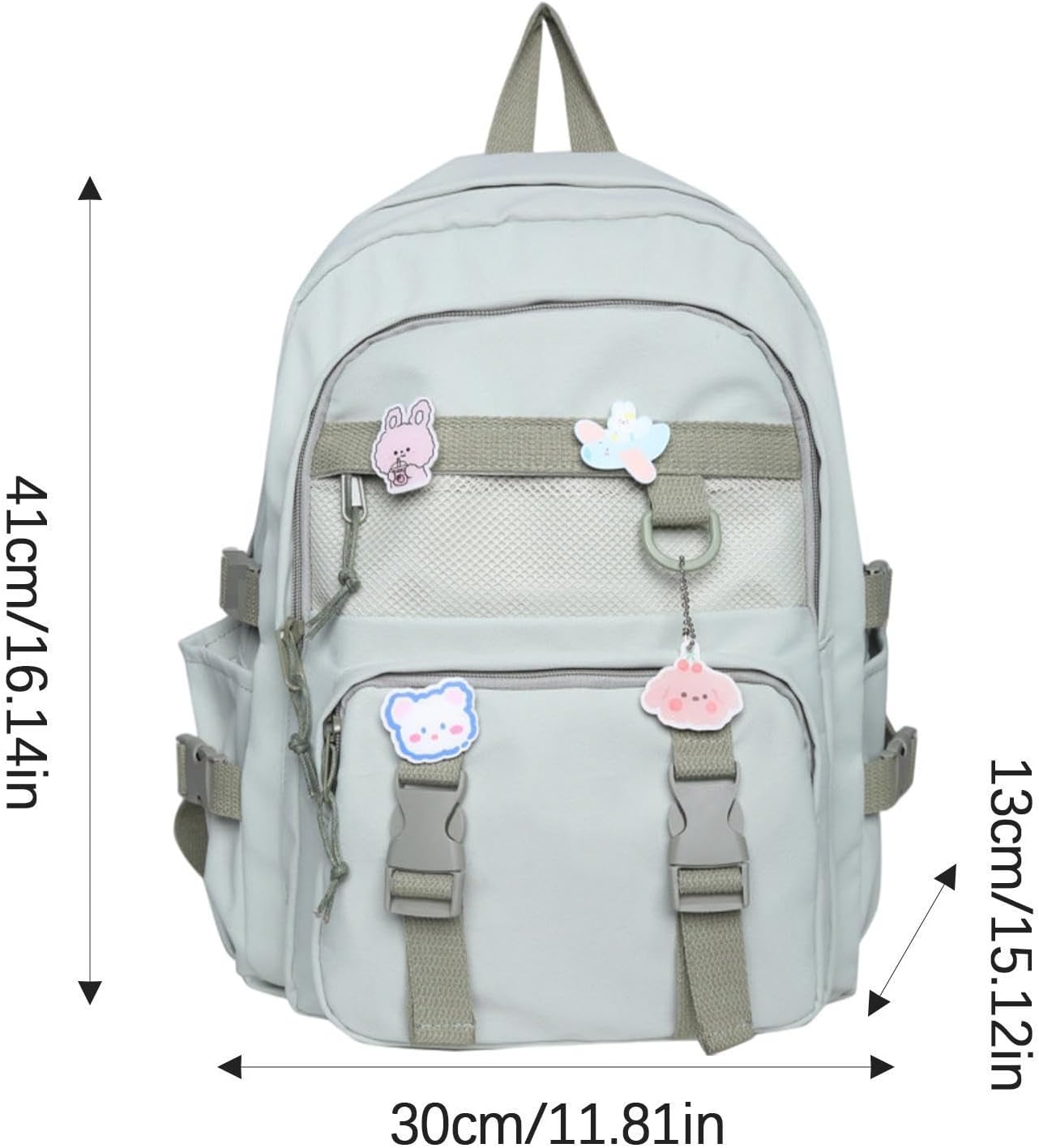 Travel Backpack - Casual Daypack College Bookbag | Casual Daypack, College Bookbag for High School College Work Travel Hiking image number 3