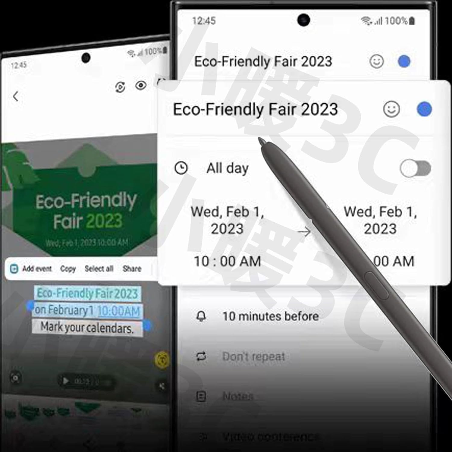 CTOUUGRS Galaxy S24 Ultra S Pen Replacement for Samsung Galaxy S24 Ultra Compatible Stylus Pen No Bluetooth Function Yellow Gold Design image number 2