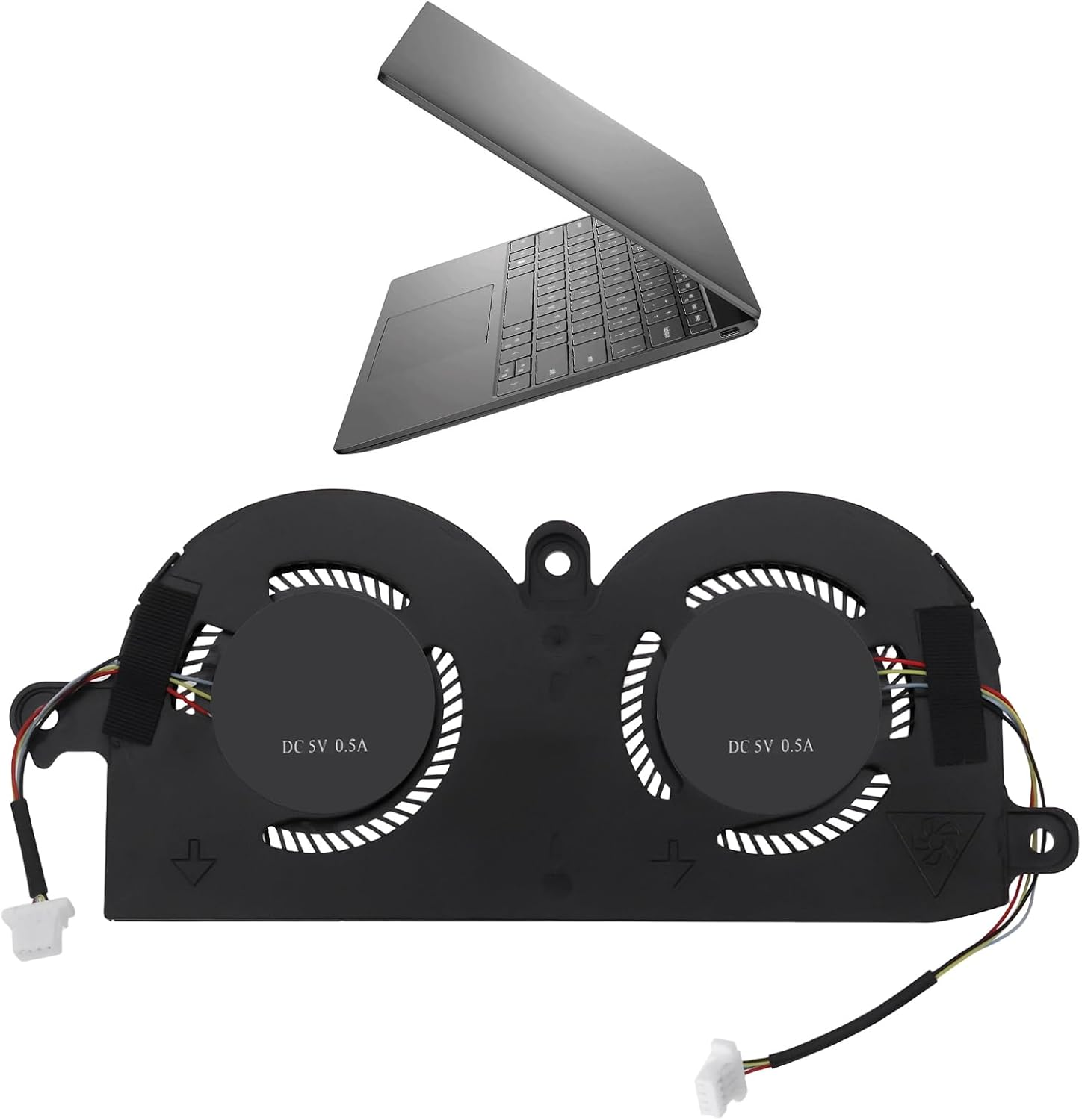 Be in Your Mind 4Pin Laptop CPU Cooling Fan Compatible with Dell XPS 13 9370 9380 0980WH 980WH Series image number 5