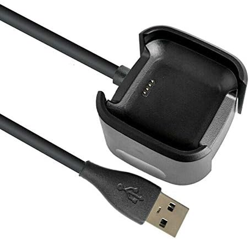 ELASO Replacement USB Charger Charging Cable Compatible with Fitbit Versa & Versa Lite Smart Watch image number 4