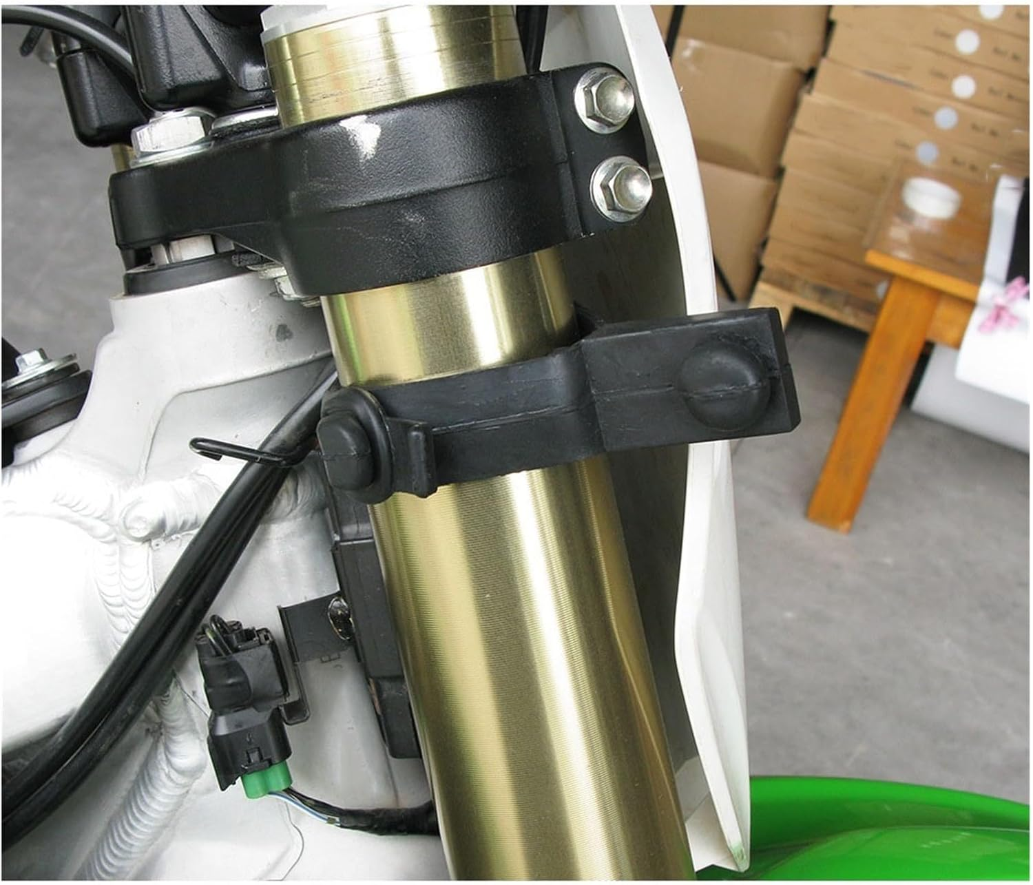 SLAVIK 4Pcs Motorcycle Headlight Straps Headlight Fairing Rubber Straps Dirt Bike Headlamp Fix Bracket Straps Compatible with TE image number 4