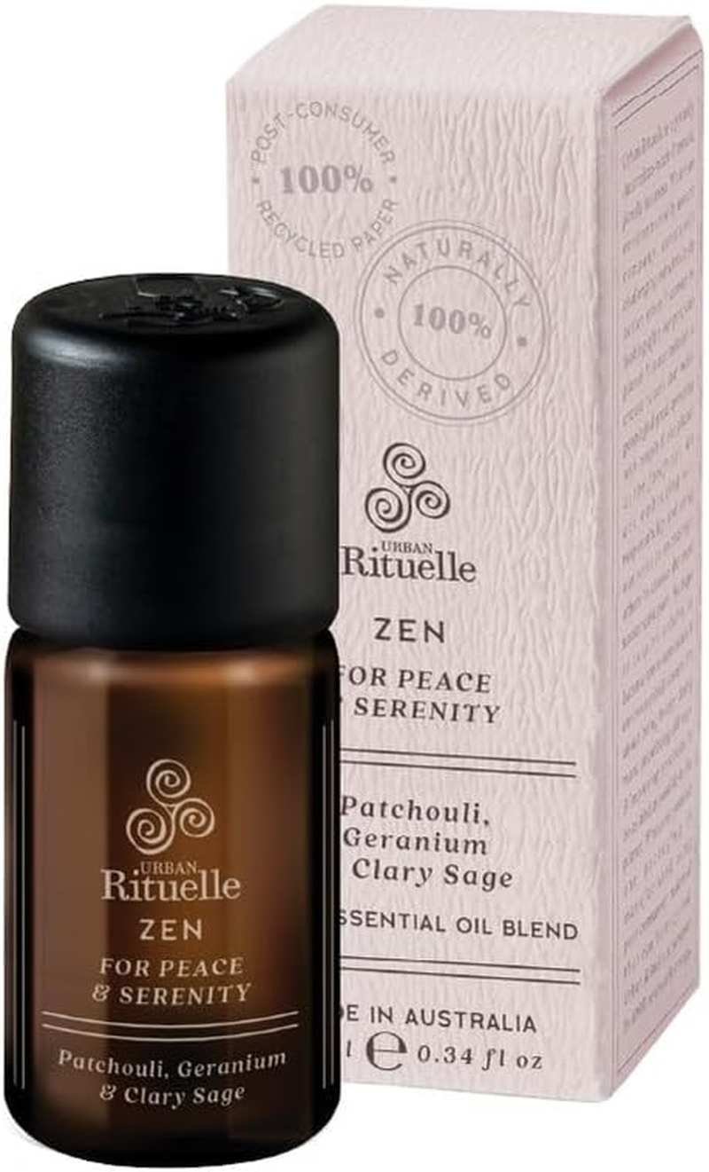 Urban Rituelle Natural Remedy Wellness Rituelles, 10Ml - Mindful: Essential Oil Blend with Marjoram, Ylang Ylang & Sandalwood, Aromatherapy for Calm, Balance & Relaxation - Diffuser, Massage, or Bath image number 4