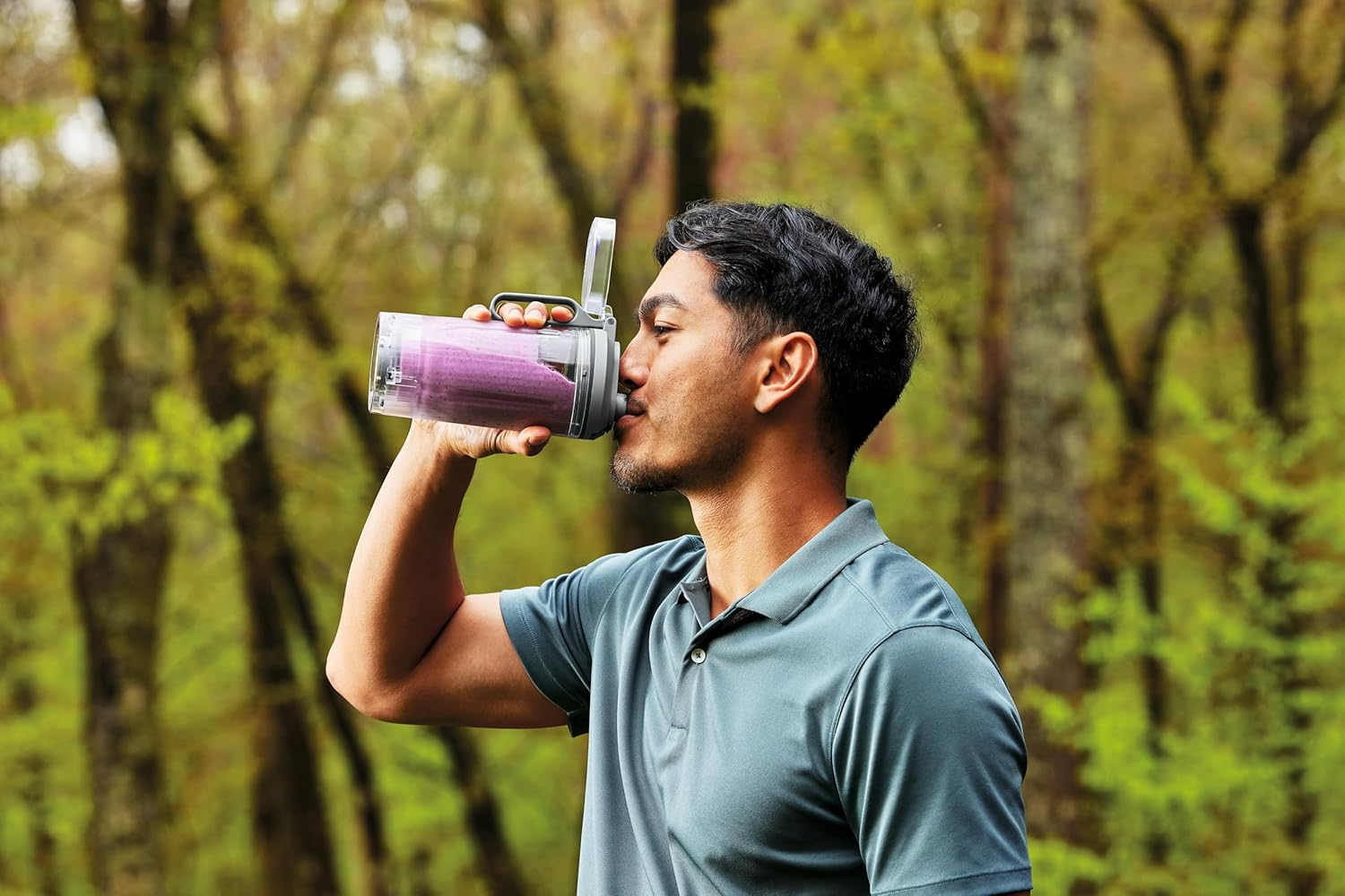 Ninja Blast Max Cordless Portable Blender, Platinum Silver image number 4