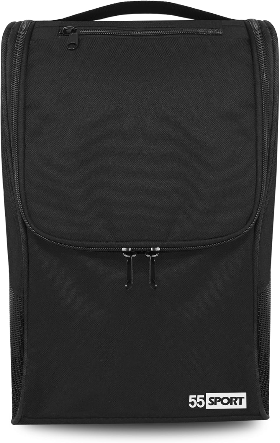 55 Sport Pro Ventilated Football Boot and Shoe Bag with Zipped Pocket - Grey