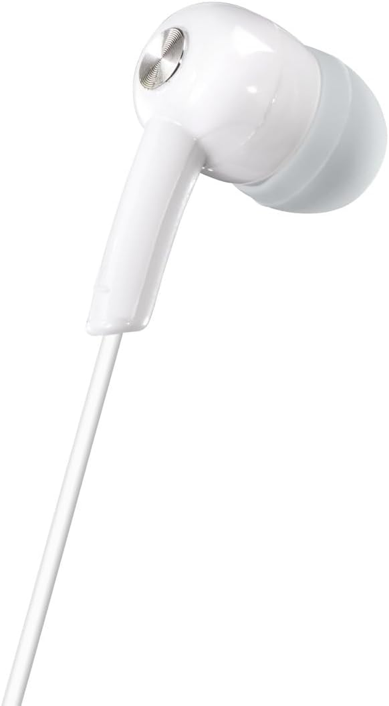 Hama | Headphones with Cable (In Ear Earphones, 3.5 Mm Jack Connection, Silicone with Rubber in 3 Sizes S, M and L) Color Black