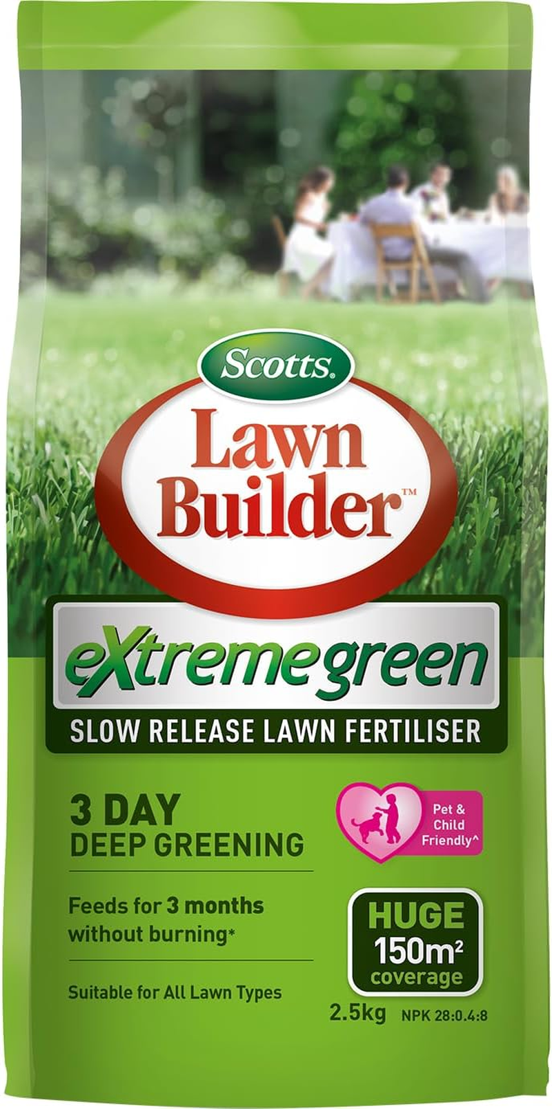 Lawn Builder Extreme Green Fertiliser, 2.5 Kg image number 4