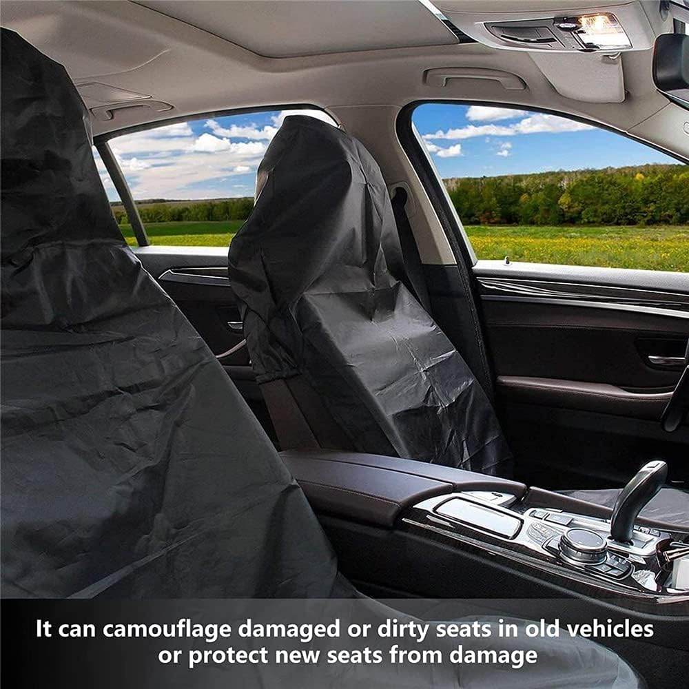 2PCS Pet Car Seat Throw over Cover Protector Premium Back Waterproof Nonslip Mat image number 5