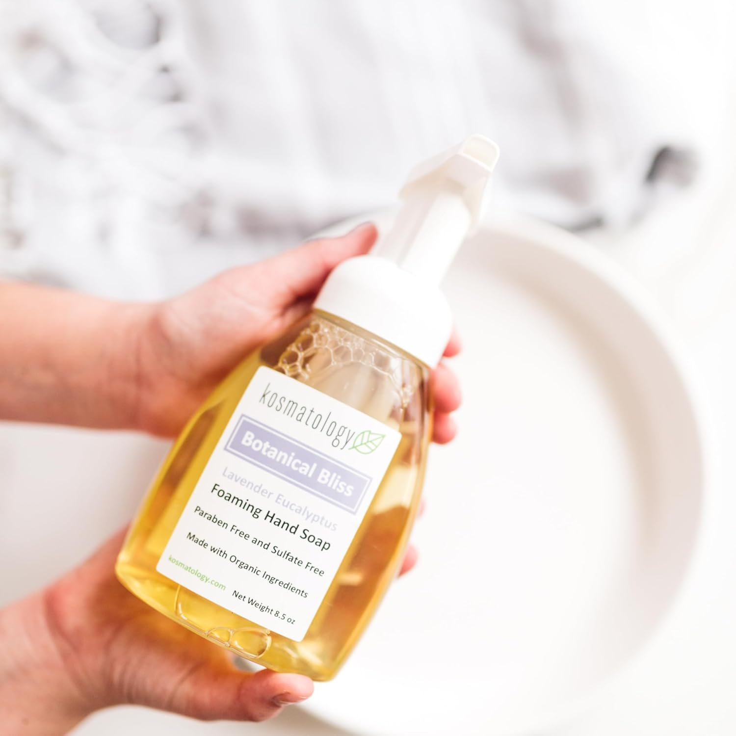 Kosmatology - Botanical Bliss Foaming Hand Soap Lavender Eucalyptus - 8.5 Oz. image number 5